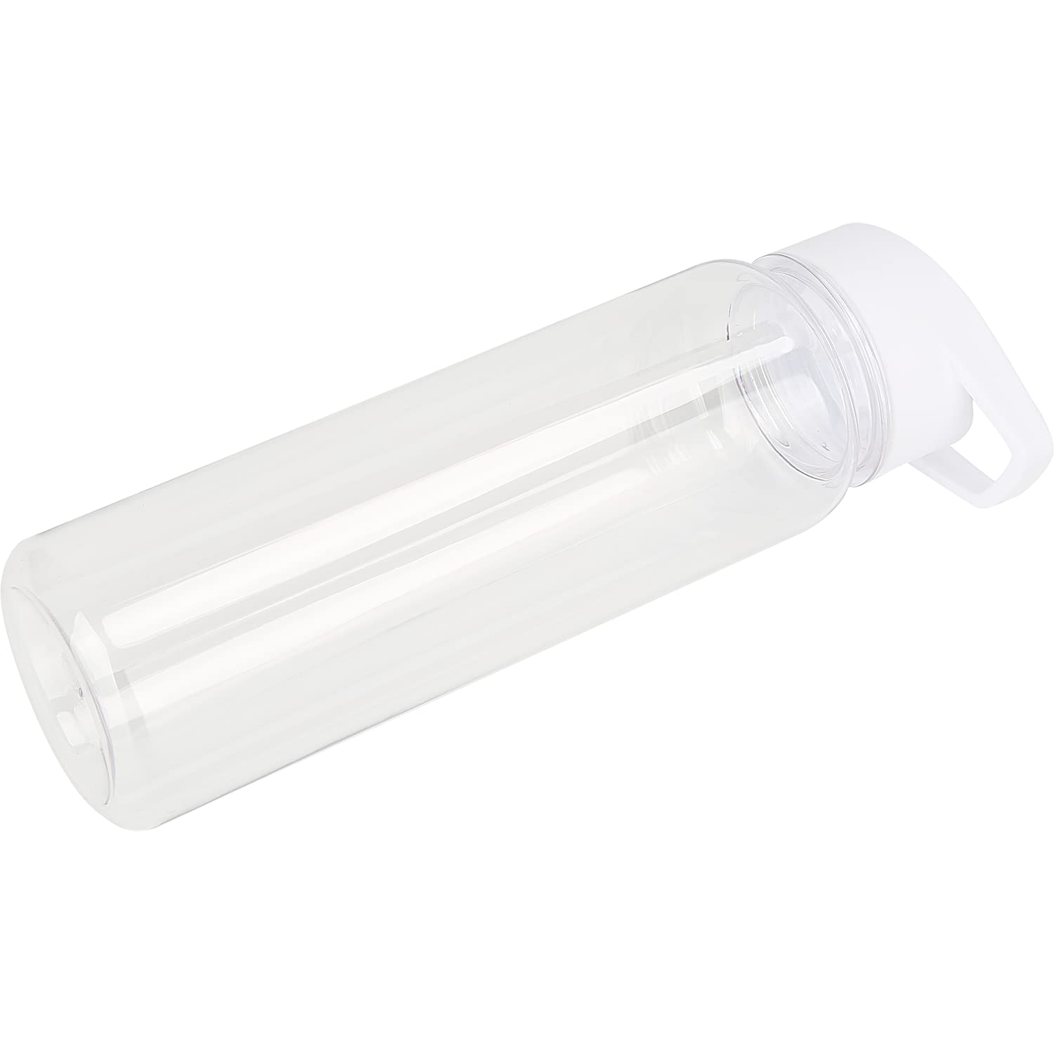 Tritan Clear Water Bottle With Straw  No Markings 24 Oz Sports Water Bottle  Leak Proof
