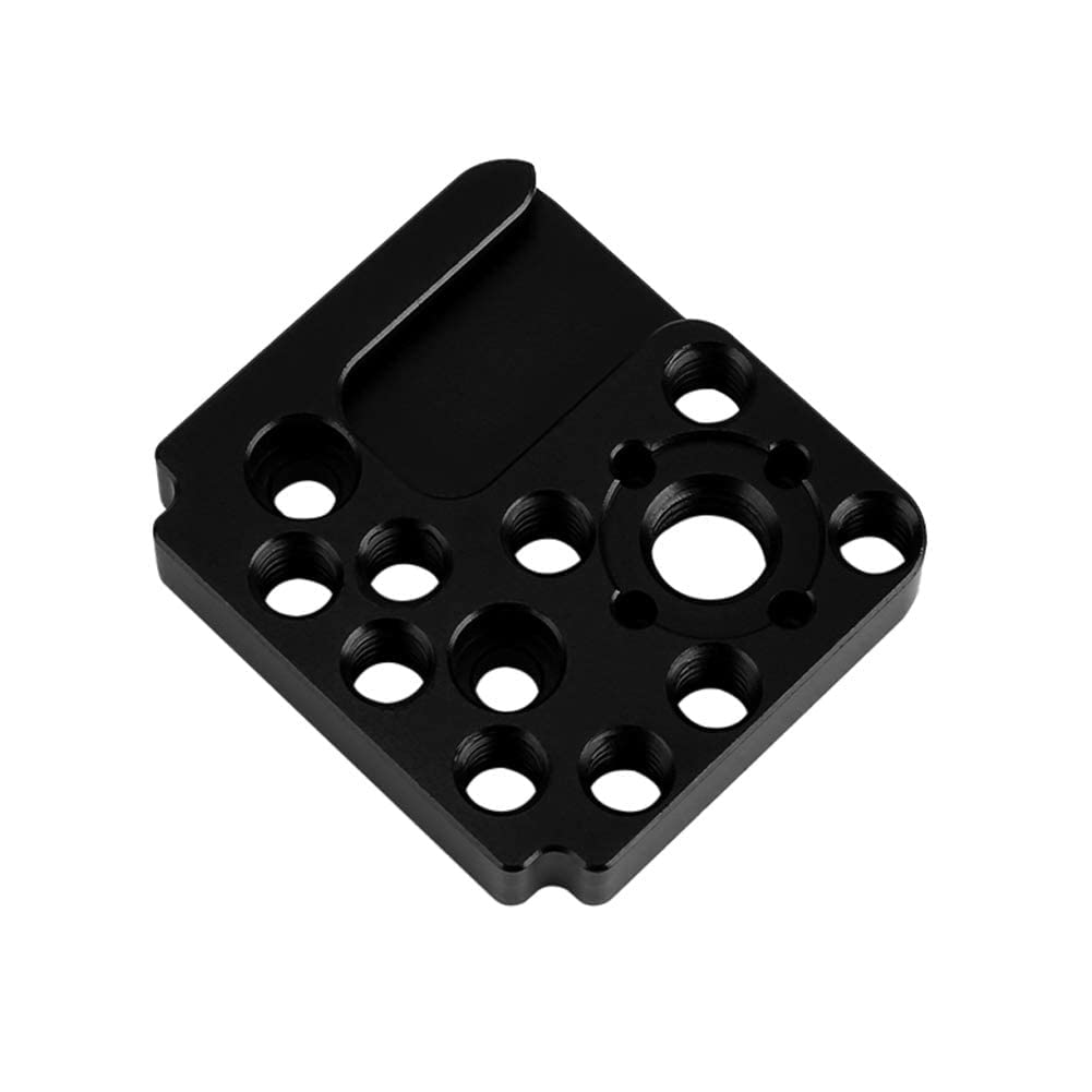 Niceyrig Mounting Plate For Dji Ronin Sc/S, Gimbal Side Mount With 1/4'' 3/8'' Locating Hole Cold Shoe - 277