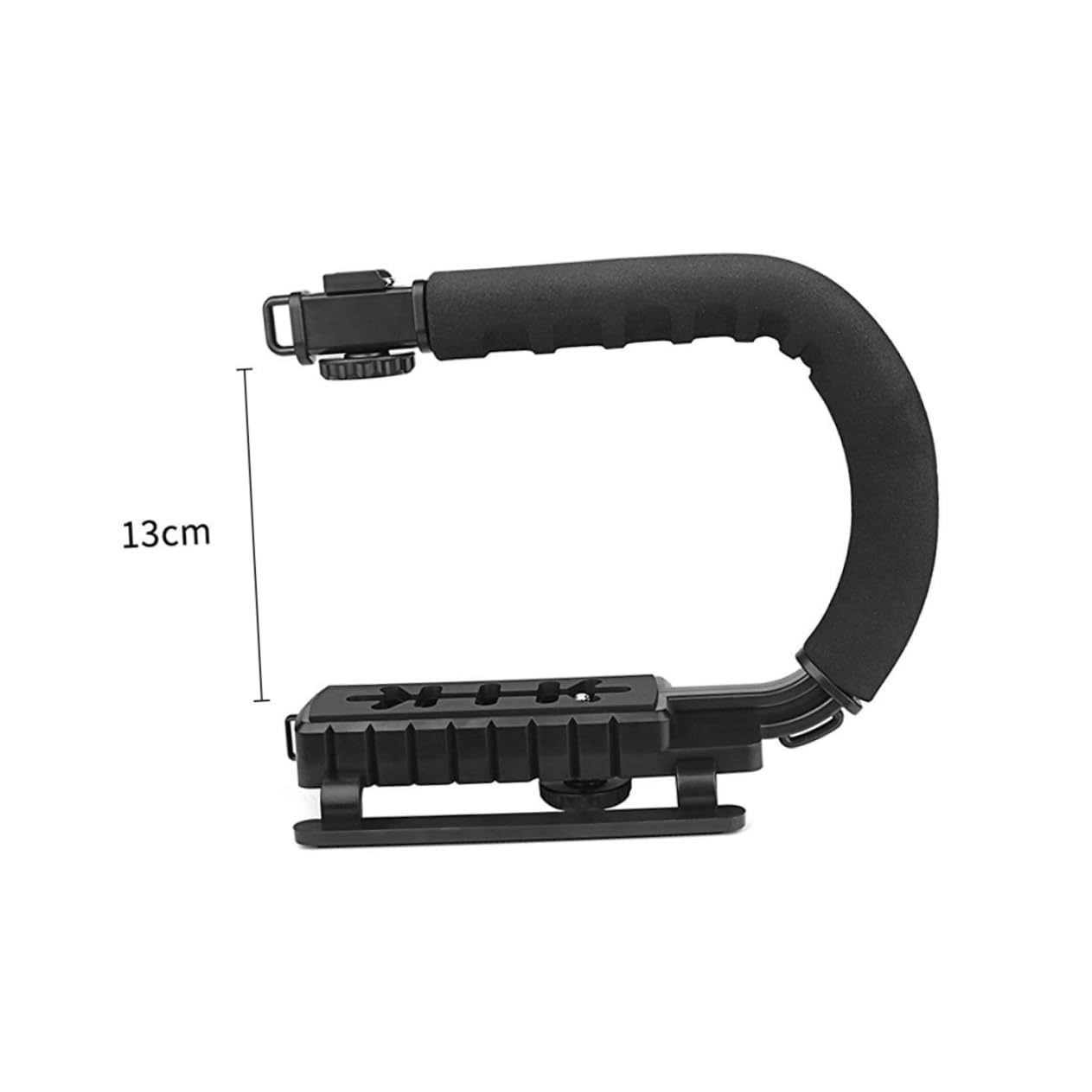 Nuobesty U Shape Camera Stabilizer Handle Grip For Dslr Camcorder With Hot Shoe Design Skid Pads Handle For Comfort And Moveable Screw For Versatile Mounting