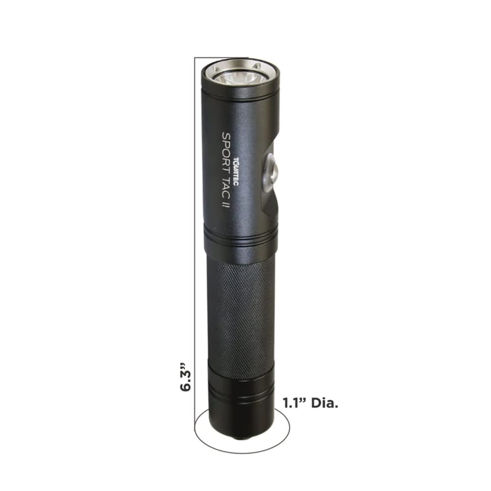 Tovatec Sport Tac Ii Rechargeable All-Purpose Multi-Function Handheld Flashlight With Lanyard Included