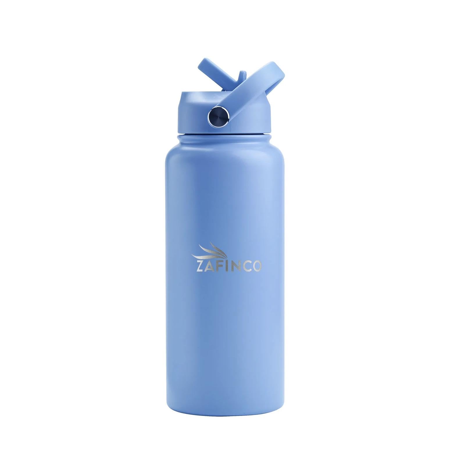 Hydra Flask Double Walled Insulated Water Bottle With Straw - 32 Oz Stainless Steel Water