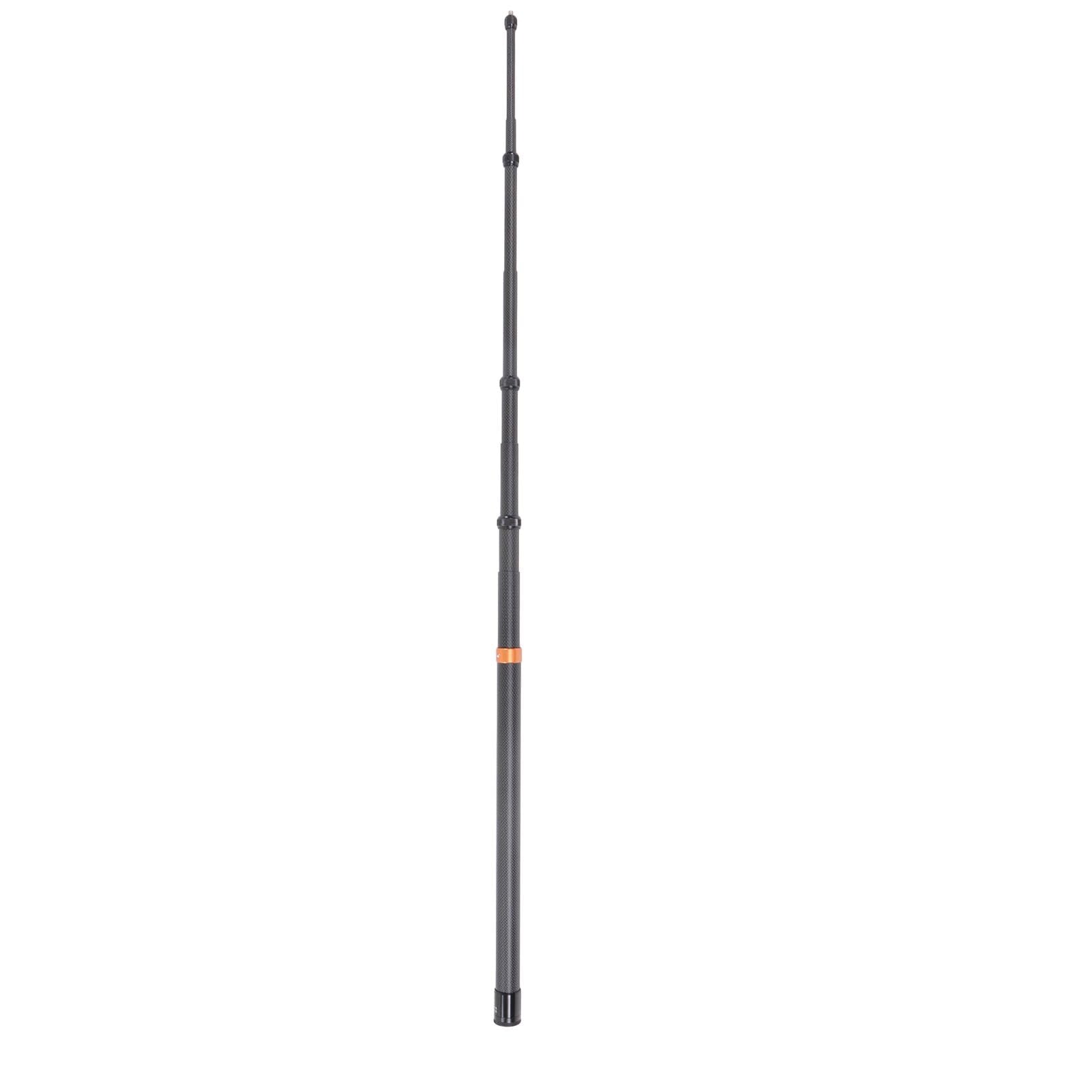 Yunseity Action Camera Selfie Stick, 9.8Ft Extendable Selfie Stick, 9 Sections Aluminum Alloy Camera Selfie Stick For Insta360 X3 For One Rs For Go 2 For One X2 One R One X (Orange)
