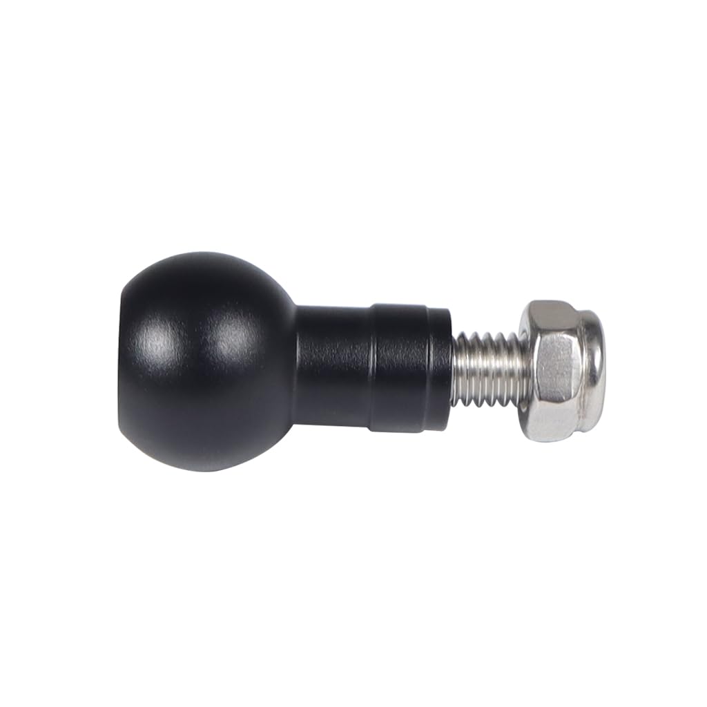 Novelgoal Aluminum 17Mm Expanding Ball Head With M6 Screw Ball Head For Tripod Selfie Handle Grip Stand Ball Mount Converter