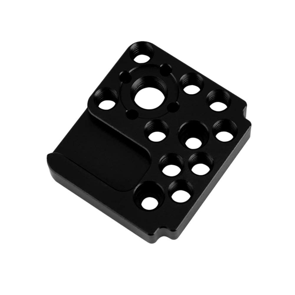 Niceyrig Mounting Plate For Dji Ronin Sc/S, Gimbal Side Mount With 1/4'' 3/8'' Locating Hole Cold Shoe - 277