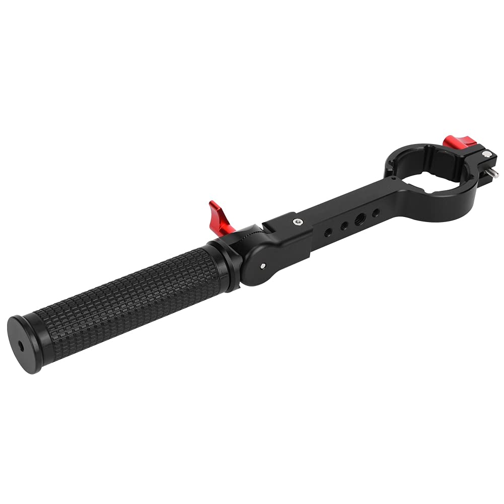 Pocreation Stabilizer Accessories, Ergonomic Design, Gimbal Stabilizer, 1/4Inch 3/8Inch Screw Holes, Adjustable Folding Alloy Handle Sling Grip For Ronin S, Crane 2 (Ronin S Version)
