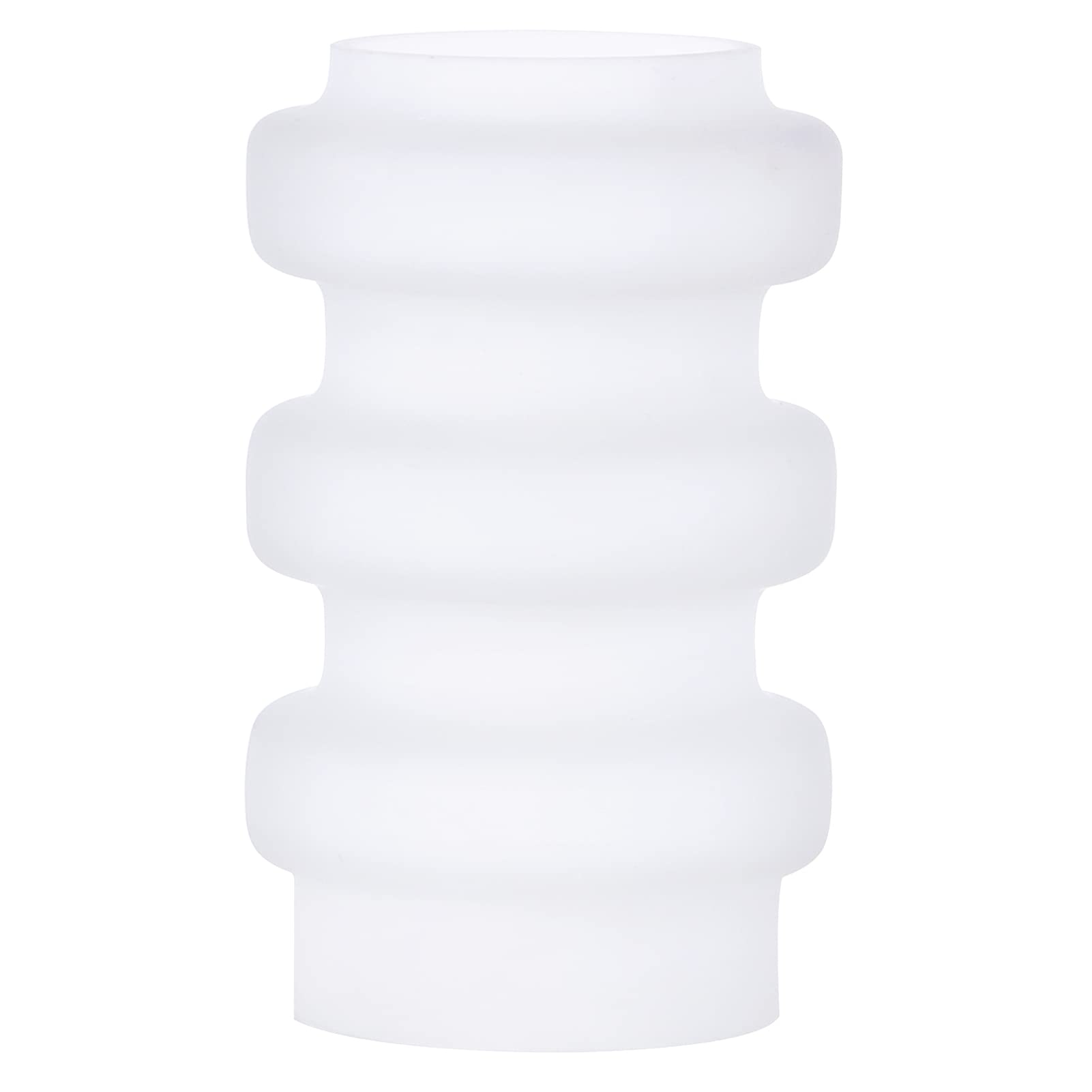 Rokinii Casa Modern Table Lamp, E12 Lighting Decor, 6.6Ft Cord, No Bulb (White)