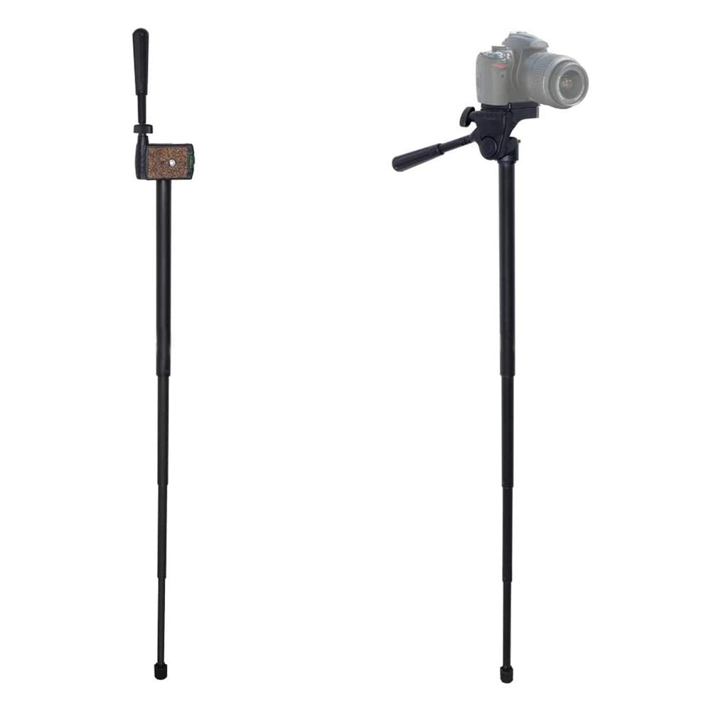 Ecostconnection 68” Elite Series Professional Heavy Duty Convertible Tripod/Monopod For All Dslrs And Smartphones And A Universal Smartphone Tripod Mounting Adapter + Microfiber Cloth