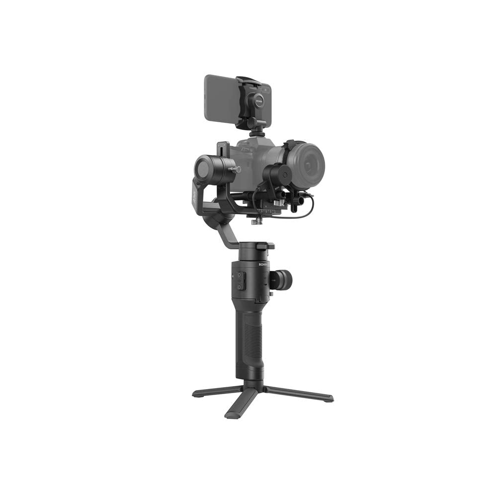 Dji Ronin-Sc Pro Combo - Camera Stabilizer 3-Axis Gimbal Handheld For Mirrorless Cameras Up To 4.4 Lbs / 2Kg Payload For Sony Panasonic Lumix Nikon Canon With Focus Wheel, Black