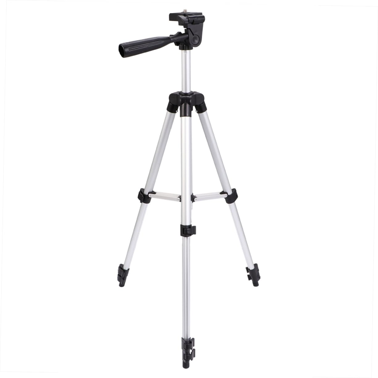 Solustre Telescopic Tripod Phone Mount Abs Material Process 4 Sections For Height Adjustment