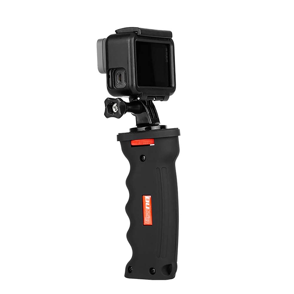 Uurig Handheld Grip 1/4" Screw For Camera Stabilizer Smartphone Handy Grip Tripod System Compatible With Action Cam Canon Nikon Sony Digital Camera Mobile Video Shooting Vlog Camcorder - R003