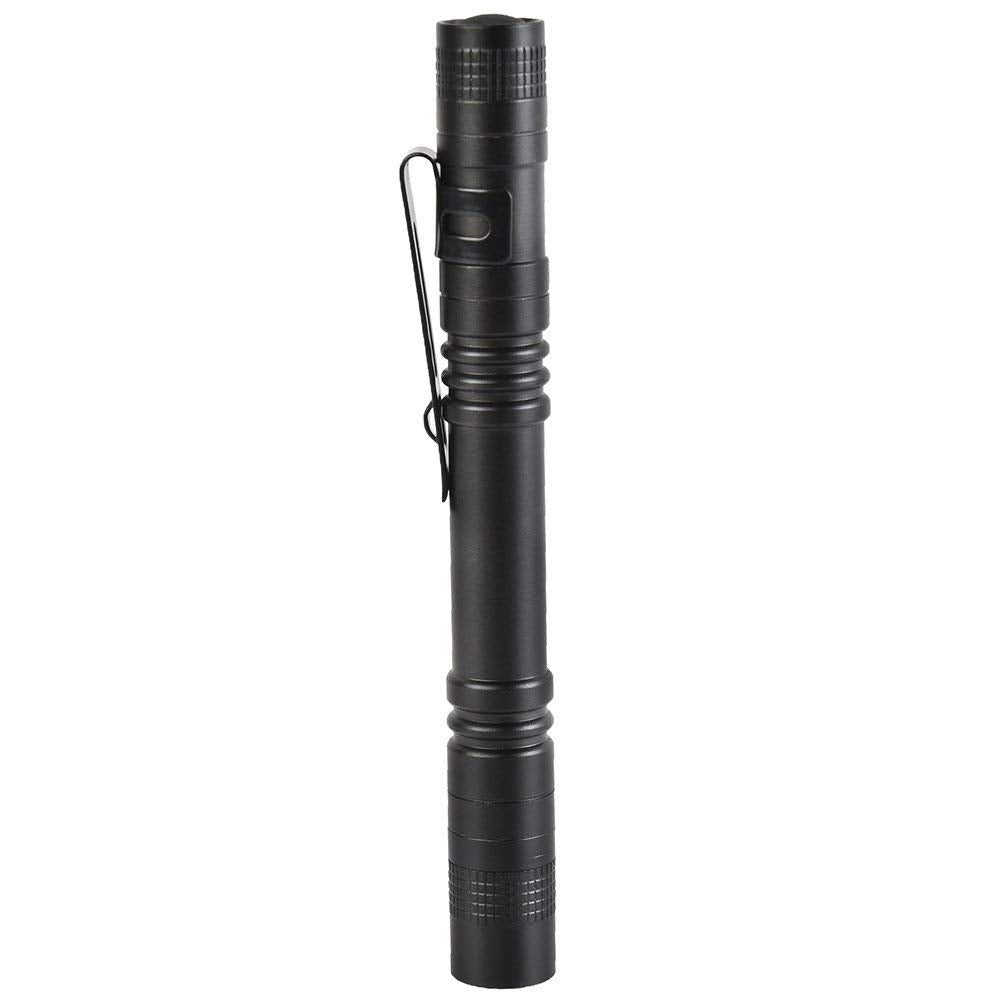 Modoao Led Penlight Flashlight Utility Torch, 4 Pcs 200Lm Penlight Flashlight Utility Torch With Clip Pocket Penlight Portable Emergency Light (4 Pcs)