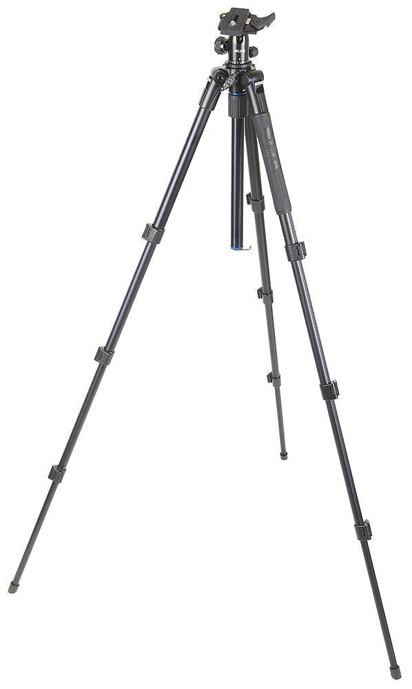 Slik Pro Al-324Bh4 W/Sbh-400 Ball Head For Mirrorless/Dslr Sony Nikon Canon Fuji Cameras And More - Black (613-360)