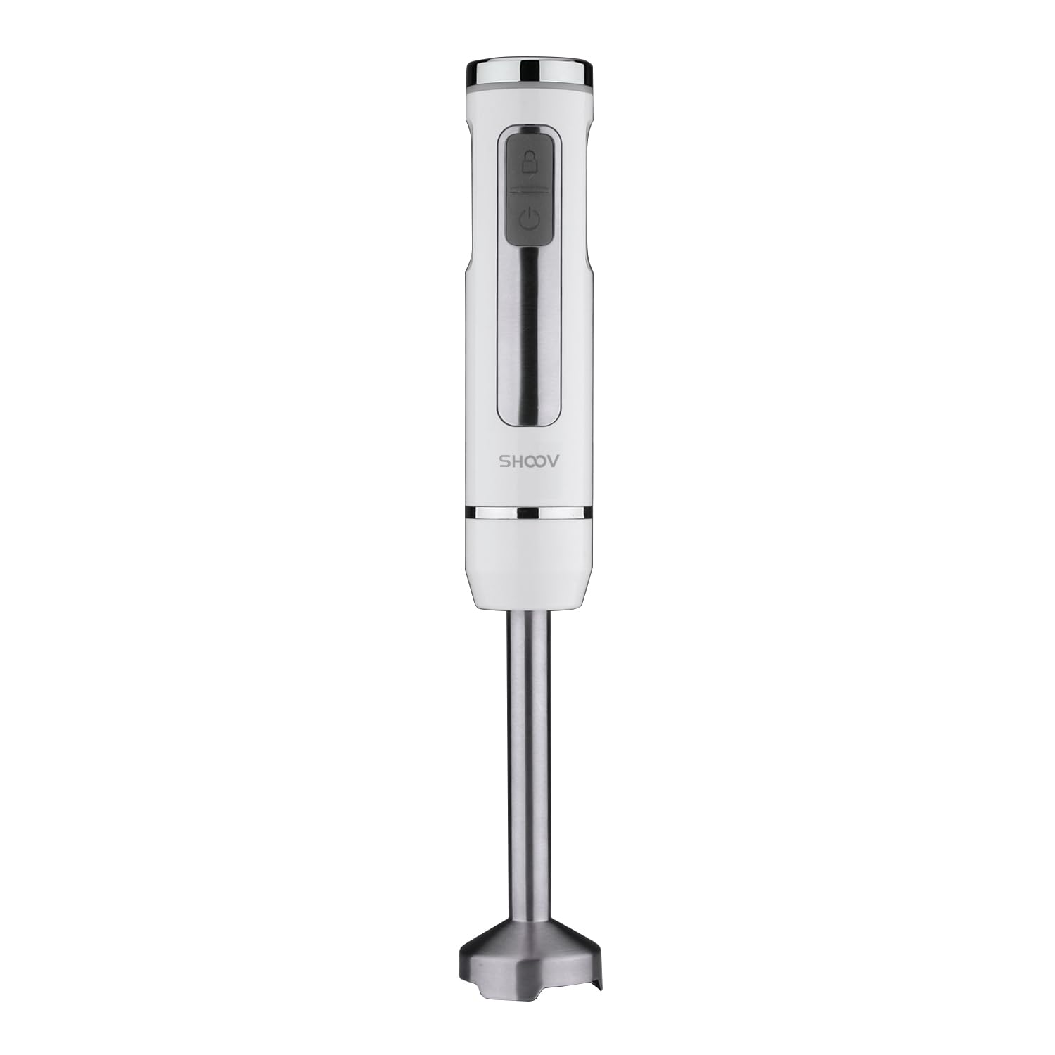 Shoov Cordless, Rechargeable 3 In 1 Hand Blender & Mixer, Stainless Steel Stick, Detachable, 8 Speed + Turbo, Easy To Clean, Safety Lock With Led White Lights, Usb Charge