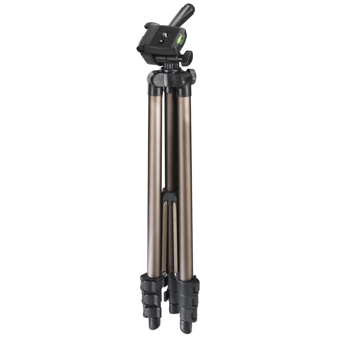 Hama Star 700 Ef  Lightweight Camera Tripod With 3-Way Head  Photo Tripod, 42.5-125Cm Height  Includes Carrying Case  Suitable For Slr & System Cameras  Champagne