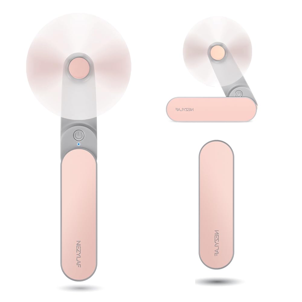 Nezylaf Handheld Mini Fan, 2 Speeds Rechargeable Travel Fan[9-15 Working Hours], Portable Usb Small - Koospark