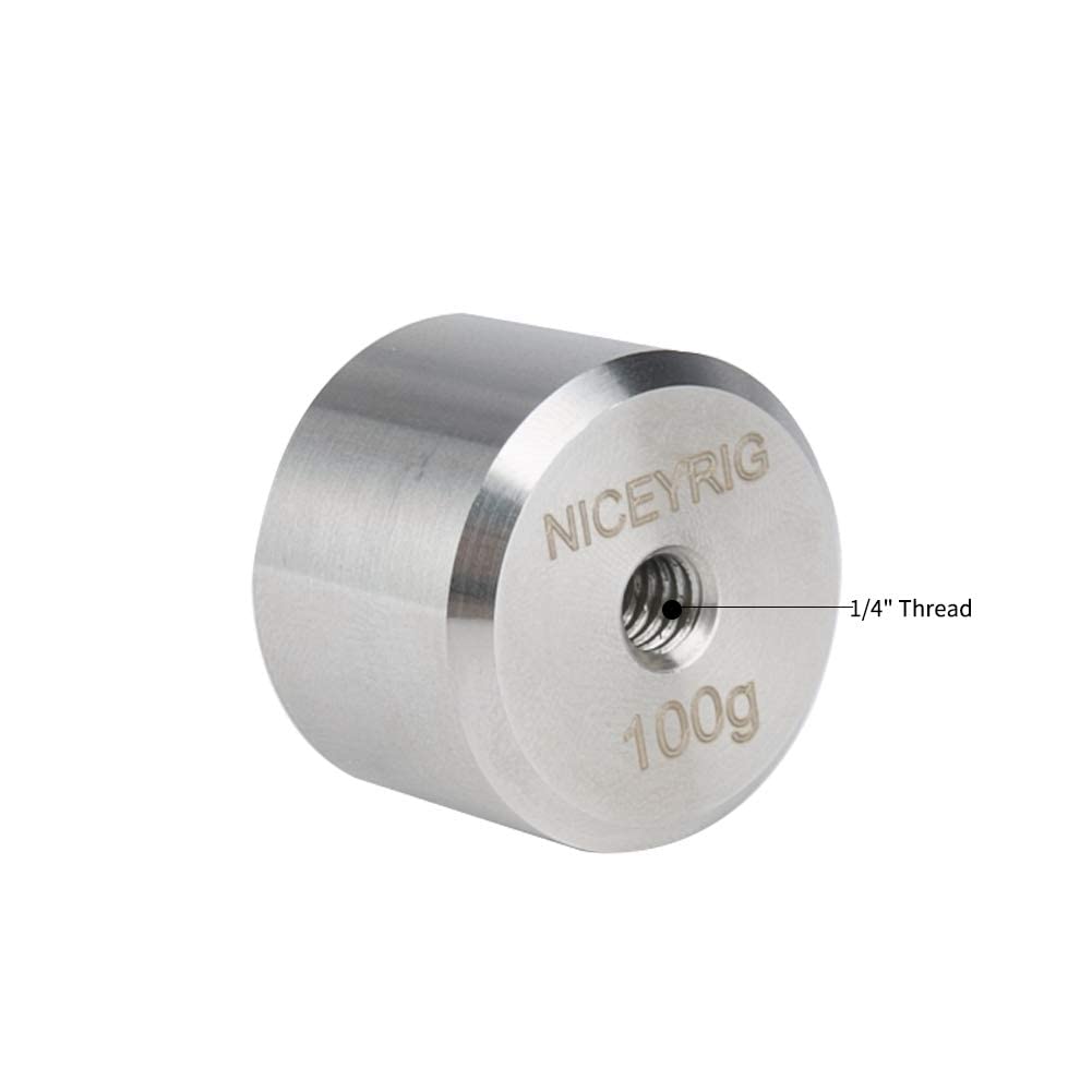 Niceyrig 3.5 Oz Gimbal Counterweight For Zhiyun Weebill Lab/S/Crane Series And Ronin S/Sc, Pack Of 2