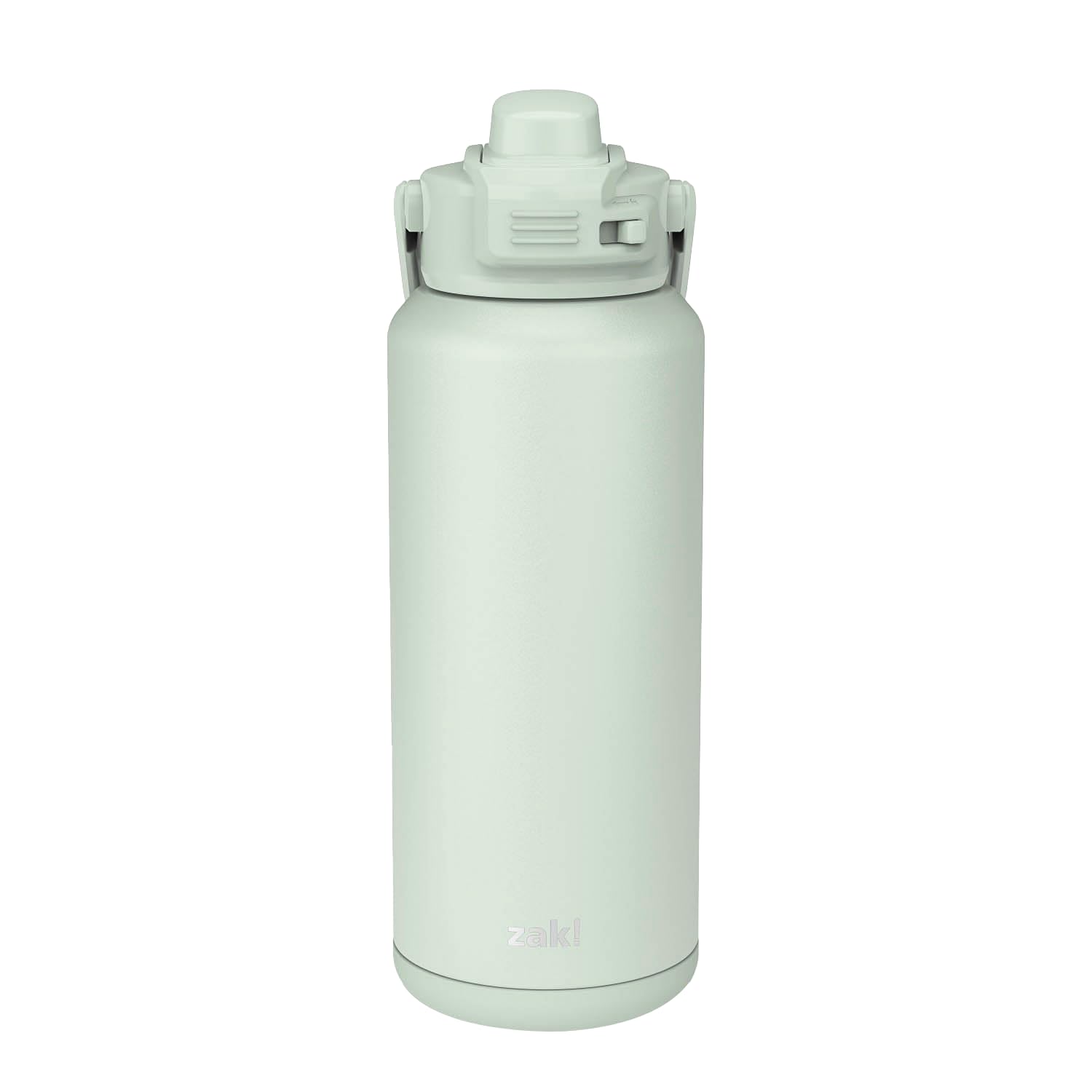 Zak Designs Beacon Straw Lid Water Bottle For Travel Or At Home, 32Oz Stainless Steel Is Leak-Proof