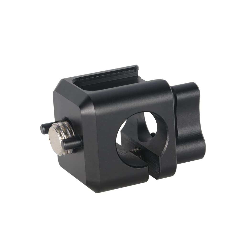 Niceyrig 15Mm Rod Holder To Cold Shoe Compatible With Arri Thread Applicable For Evf Mount Follow Focus Microphone - 494