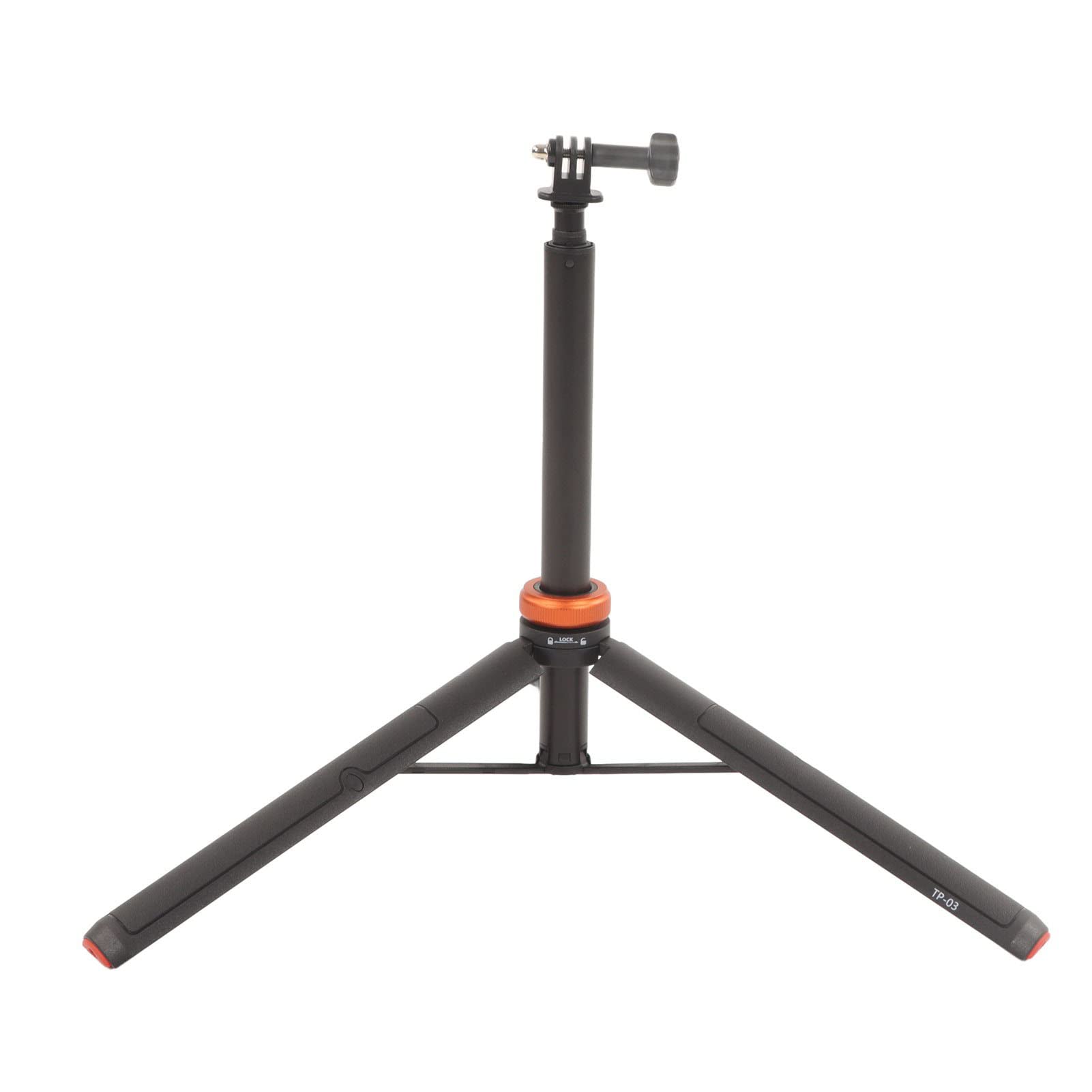 Evtscan Multifunctional Action Camera Stand With Adapter Retractable Tripod Foldable Selfie Stick