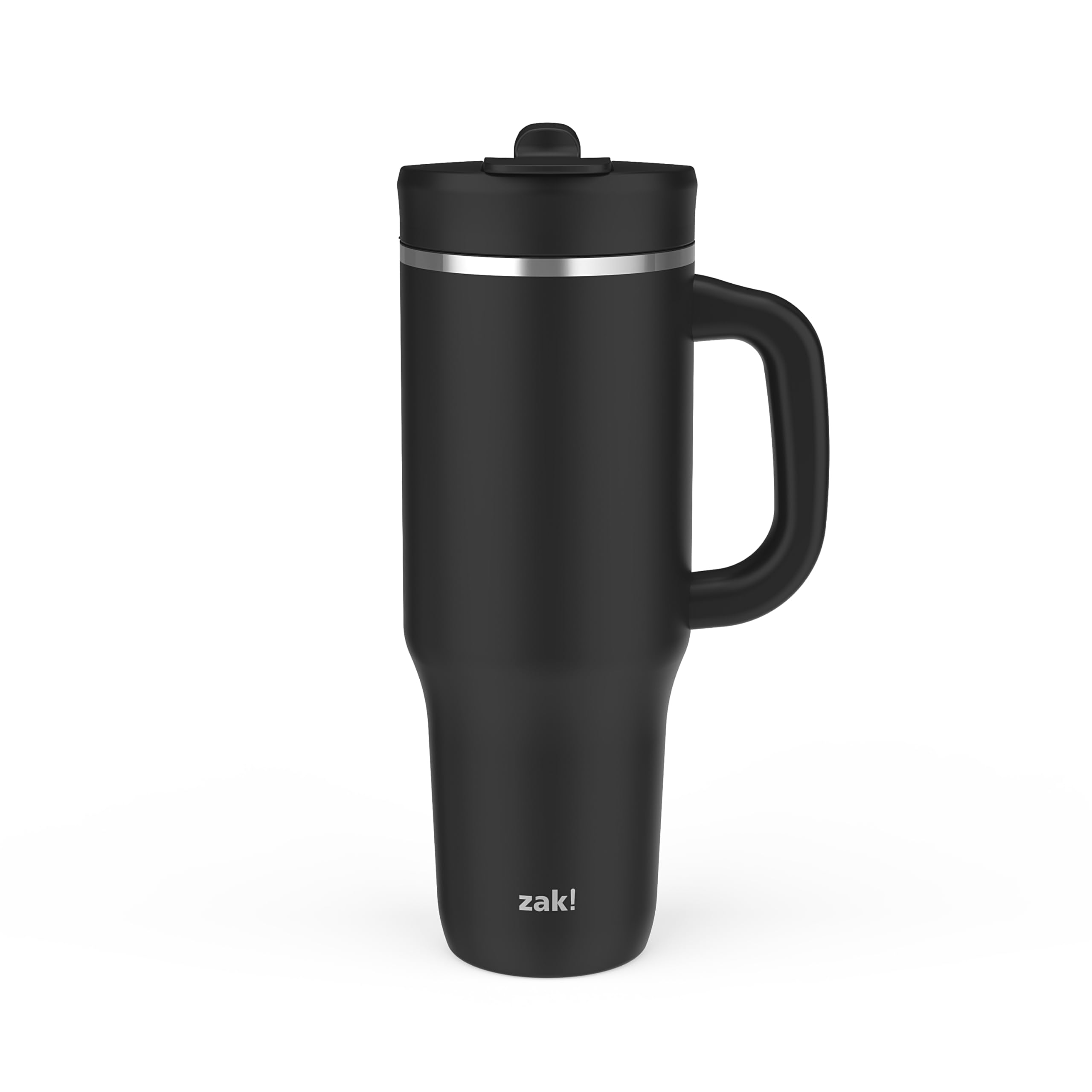 Zak Designs Harmony 2-In-1 Coffee Tumbler For Travel Or At Home, 40Oz Recycled Stainless Steel
