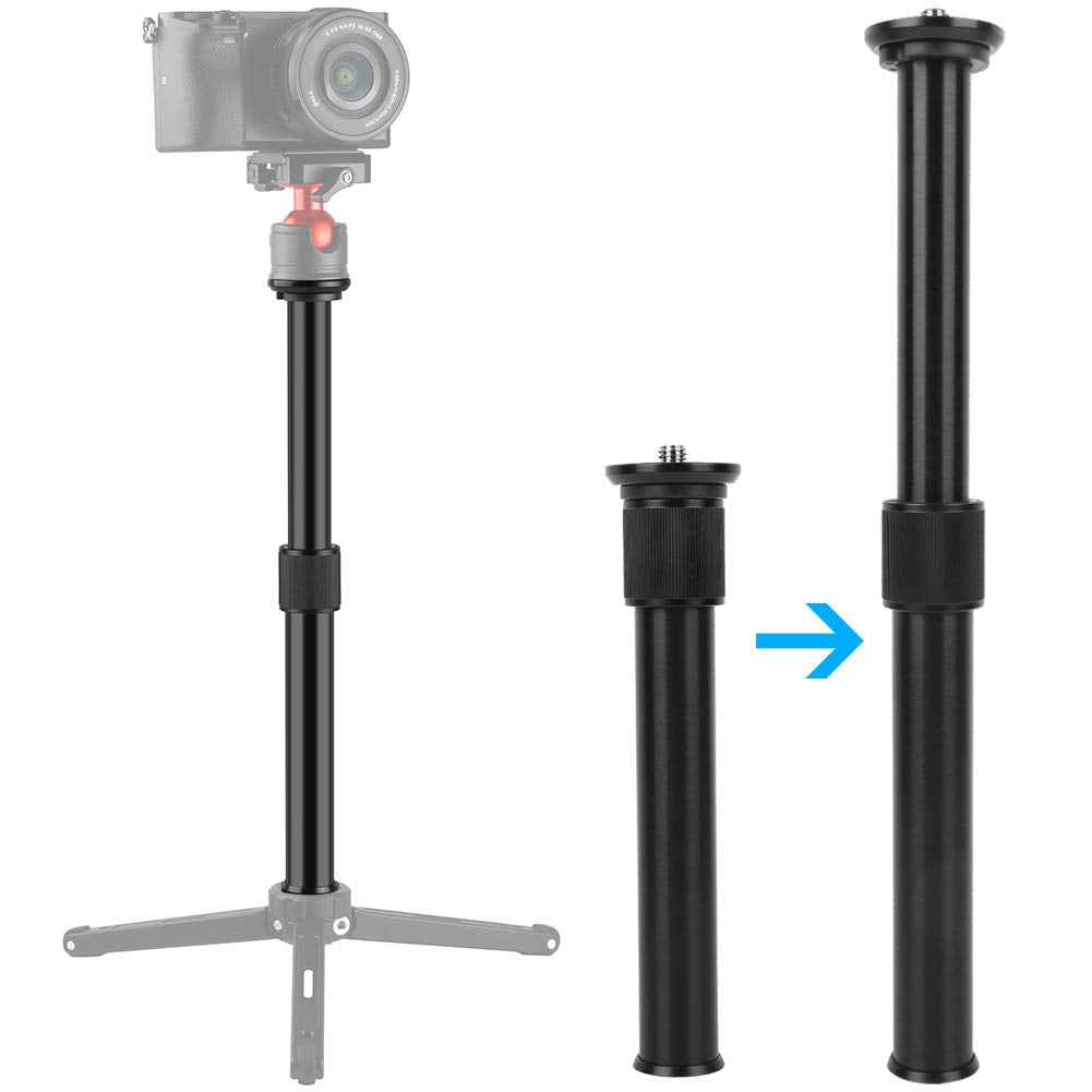 Yunir Stabilizer Extension Bar,18.5‑31.5Cm Adjustable Alloy Tripod Axis Extension Rod,Video Stabilizer Extension Bar
