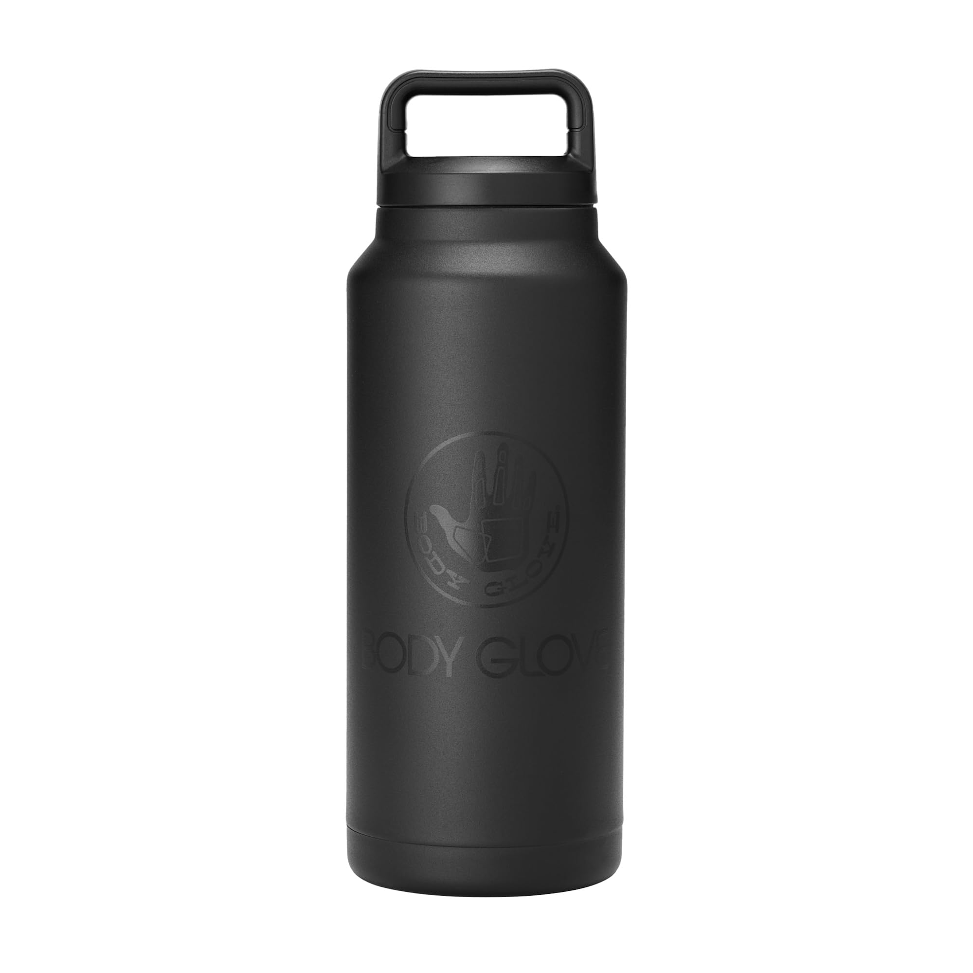 Body Glove 34Oz Insulated Stainless Steel Water Bottle, 1L Thermal Flask With Easy Cary Handle