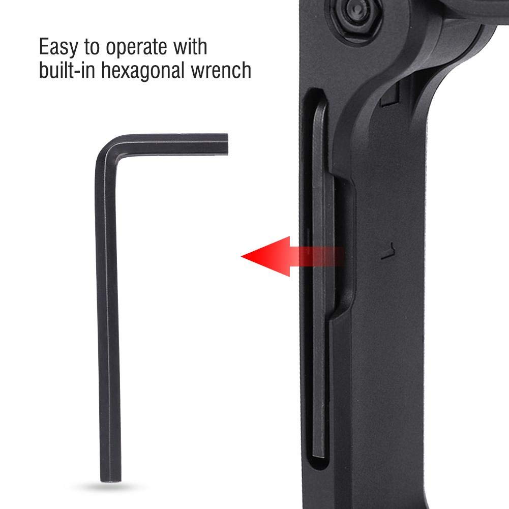 Vbestlife Extension Stabilizer Holder Grip For Dslr Digital Camcorder, Video Filming Camera Protective Handle With Universal Microphone Flash External Screw Hole