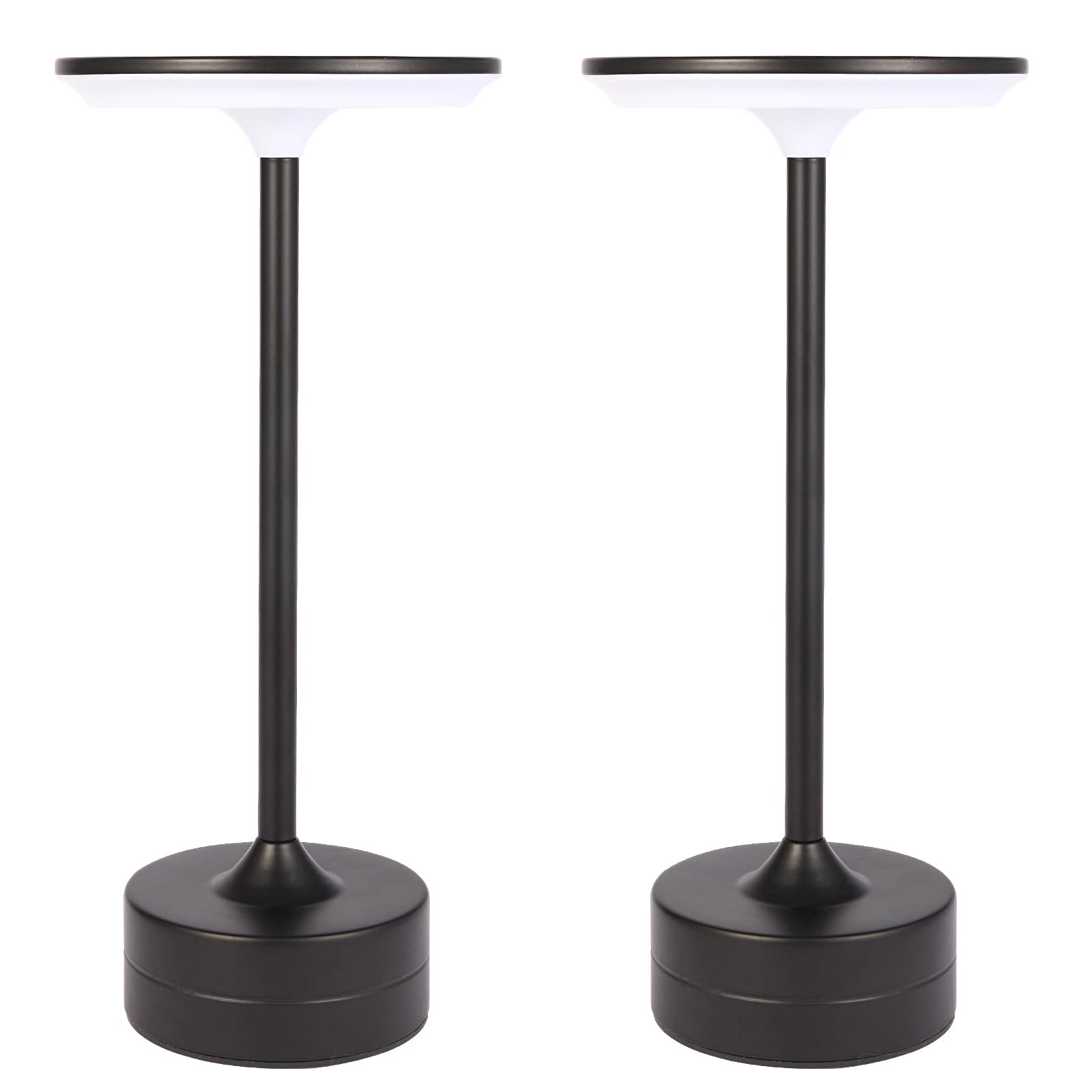 Shangkyun Cordless Table Lamp Rechargeable 2Pack,6000Mah Battery Operated Led Desk Lamp,Led Portable Touch Restaurant Table Light Up To 48 Hours Usage For Restaurant Bar Outdoor Indoor