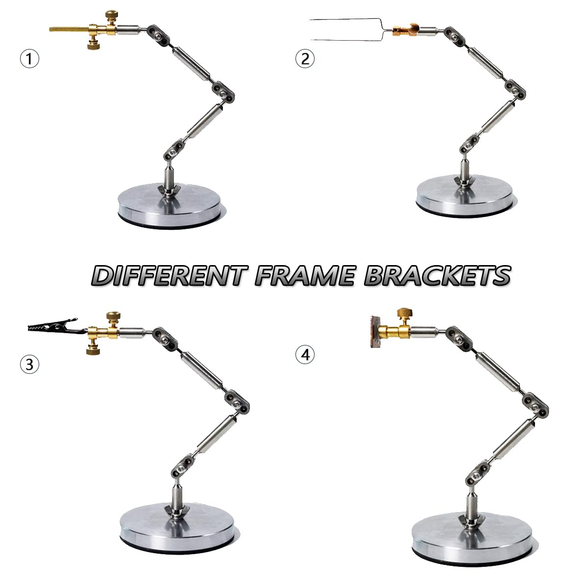 Jlbopqaz Diy-Stopmotion Rig, Stop Motion Armature Kits, Stainless Steel Rig Arm, Diy Stop-Motion Animations Stand With 6 Connectors, Animators Video Photography