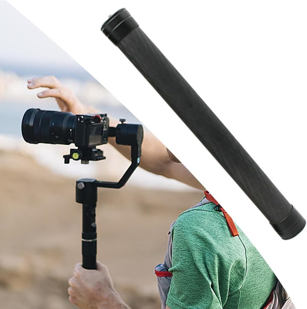 Sporful Stabilizer Extension Rod Extension Pole Handheld 36Cm Selfie Rod 1/4'' Screw Extension Pole For Outdoor Macro Studio