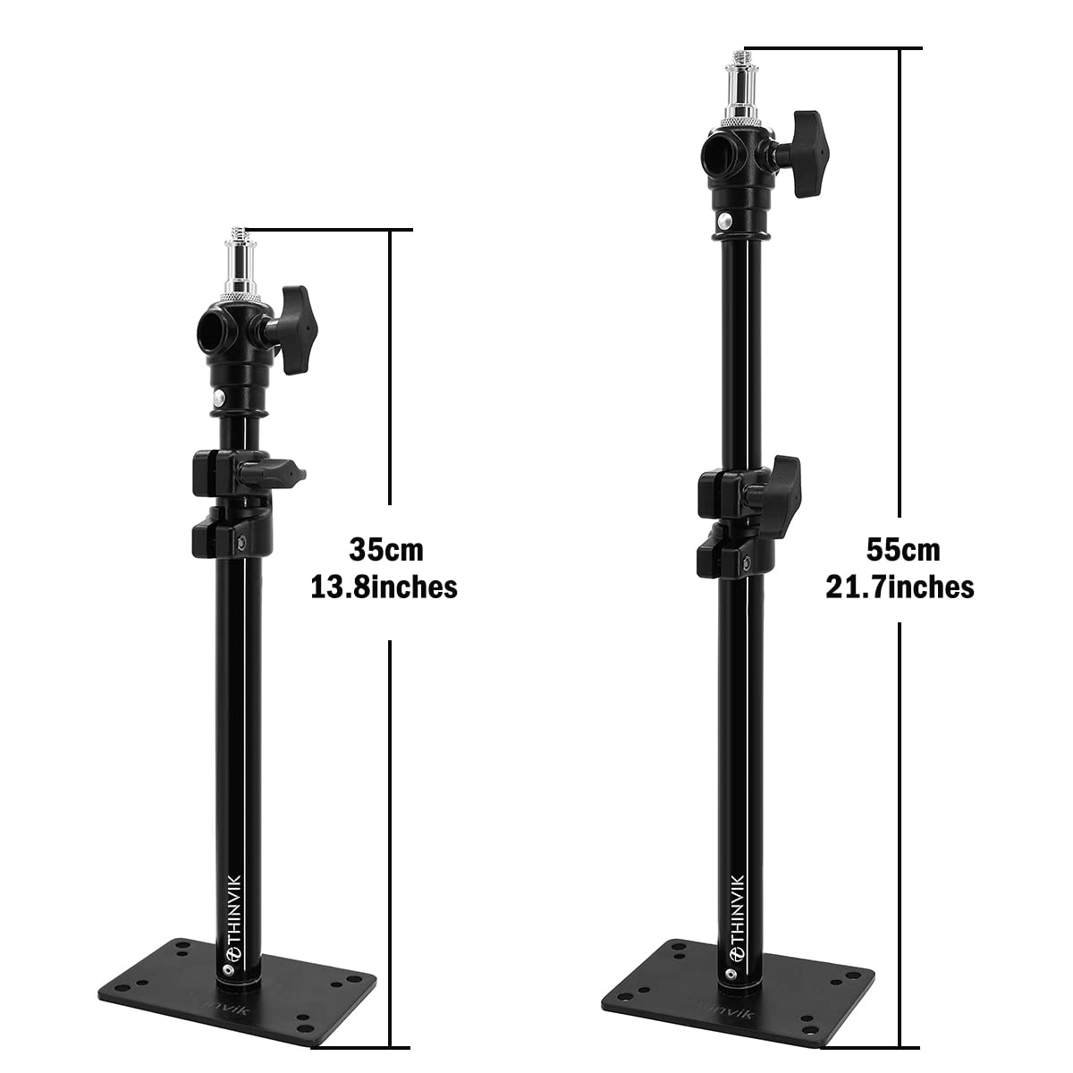 Thinvik Photography Studio Camera Stand,Lighting Wall Ceiling Mount Boom Arm For Video Monolight,Reflector,Overhead Vertical Horizontal Mounting - Aluminum Alloy Stands For Photographic Apparatus