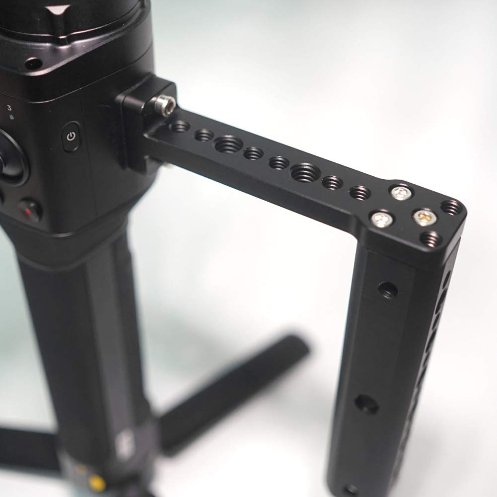 Acouto Side Handle Grip Stabilizer Extension Rod Lightweight Top Handle Grip Holder Fit For Dji Ronin-S Stabilizer Gimbal