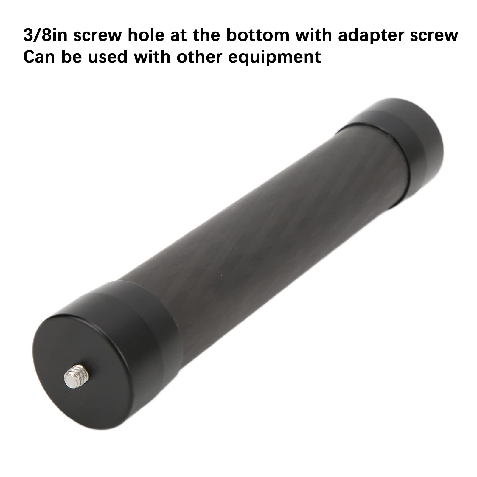 Byged Gimbals Extension Rod Pole, 8.3Inch Carbon Fiber Monopod Stabilizer Handle Grip For , Ronin-S Sc, For Zhiyun, Crane 2, For Weebill, Crane 3, Etc