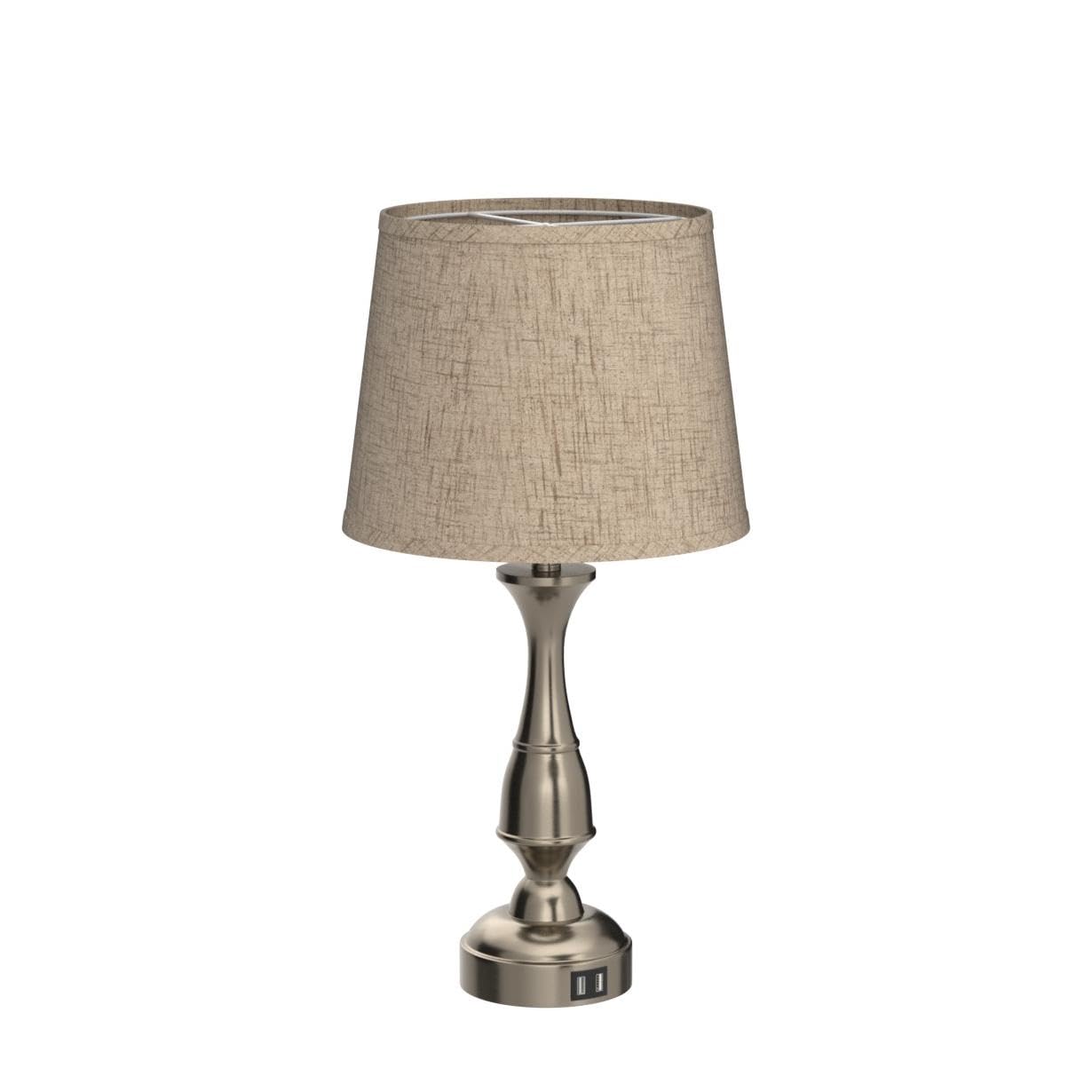 Gyrovu Tall Rustic Table Lamps With 2 Usb Charging Ports, 3 Ways Dimmable Touch Control Nightstand Bedside Lamps Bedroom Decor Farmhouse Table Lamp For Living Room Guest Room Bed Side End Table