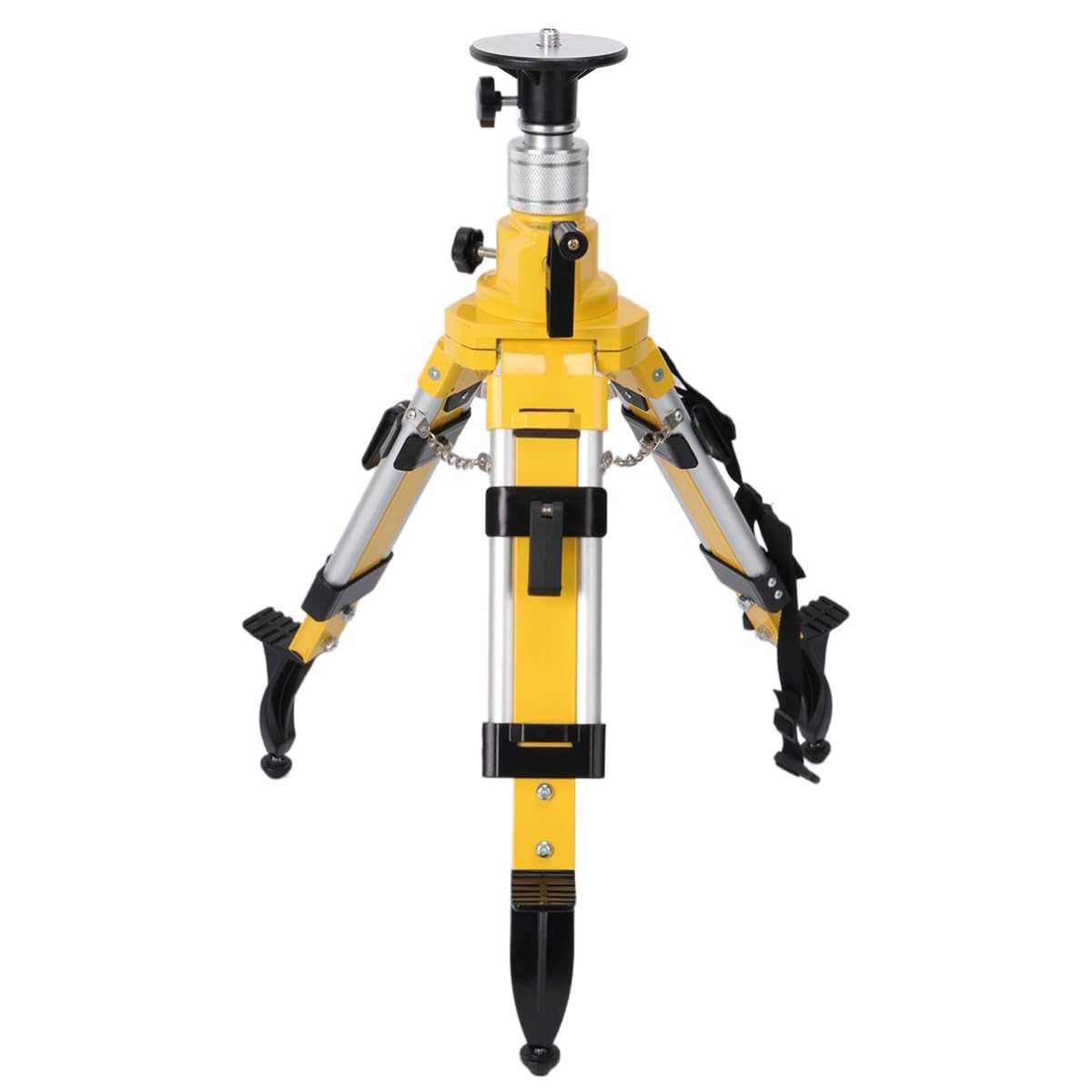 Moeter Elevator Tripod, Heavy-Duty Survey Tripod With 5/8"-11 Thread – Adjustable Height 27-66 Inches, With Non-Skid Feet & Shoulder Strap For Laser Level Construction Surveying