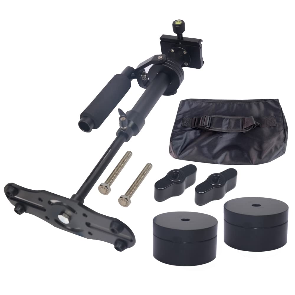 Mcoplus 16"/40Cm Camera Handheld Video Stabilizer With Quick Release Plate 1/4" Screw For Canon, Nikon, Sony, Panasonic Dslr Camera And Video Cameras Loading 3.3Lbs/1.5Kg