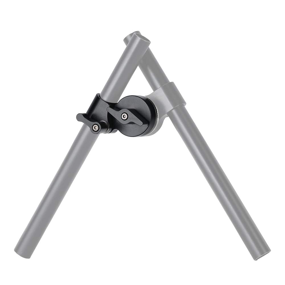 Niceyrig M6 Thread Rosette Mount To 15Mm Single Rod Clamp Compatible With Dslr Camera Rig Railblock Support System - 428