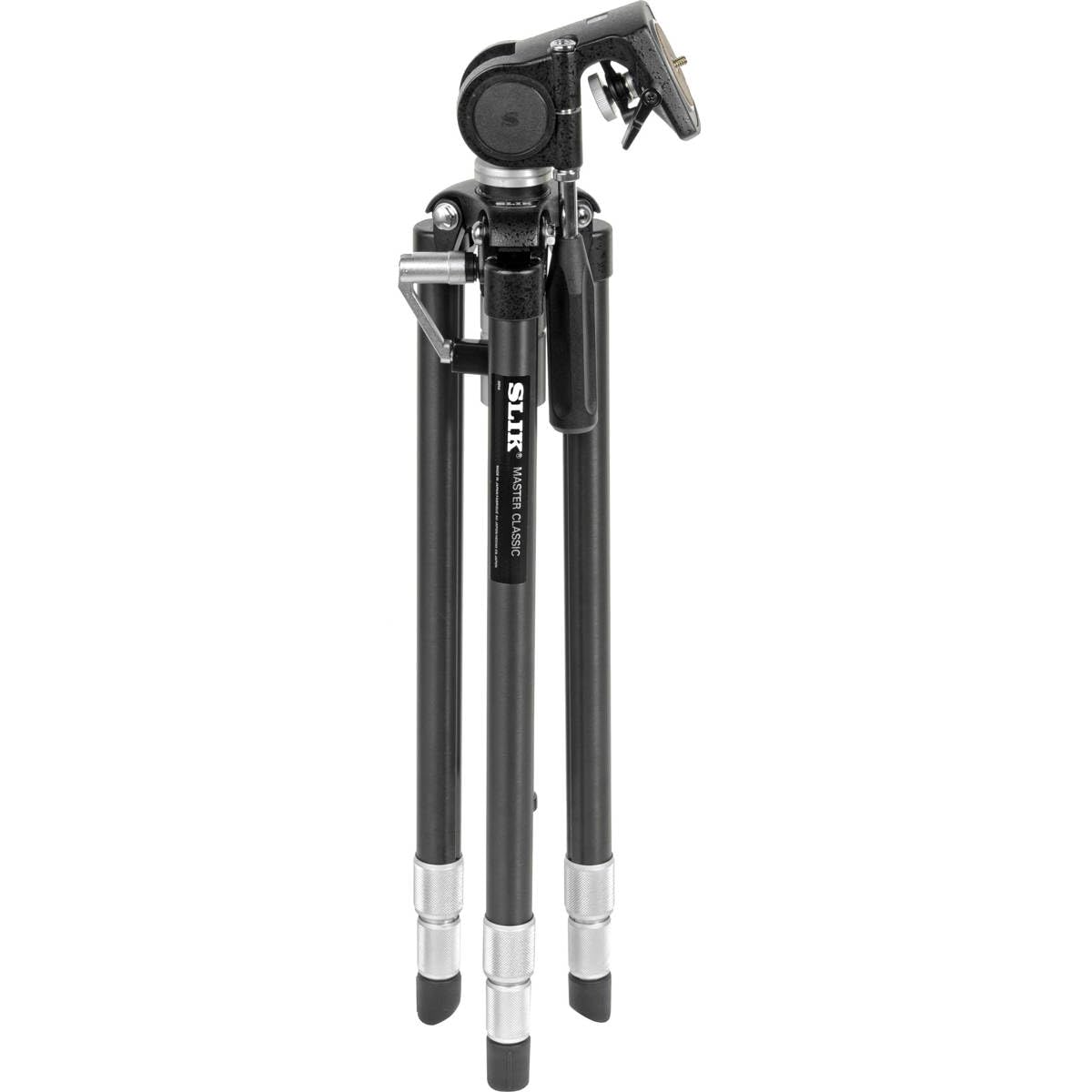 Slik Master Classic Tripod With 2-Way, Pan-And-Tilt Head, For Mirrorless/Dslr Sony Nikon Canon Fuji Cameras And More - Black (616-725)