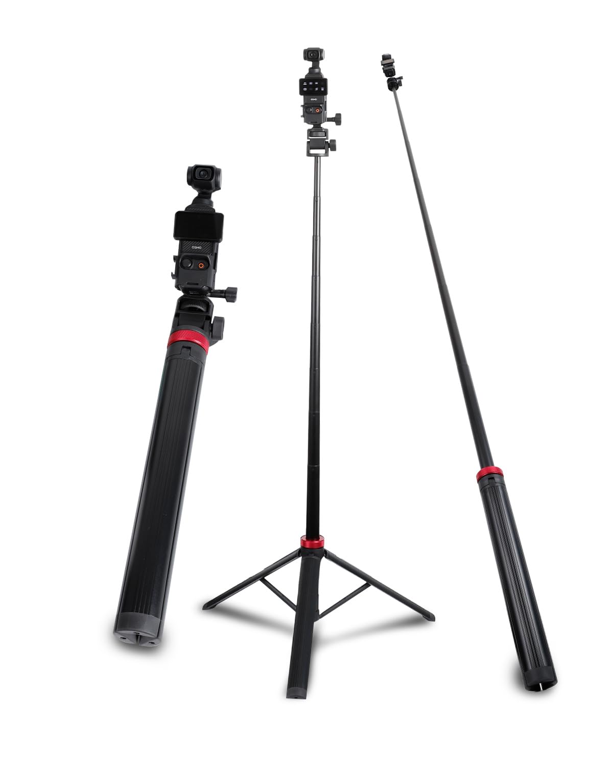 Leenconghui 80" Tripod & Selfie Stick For Dji Osmo Pocket 3，Expandable Selfie Stick Tripod Accessory For Dji Osmo Pocket3