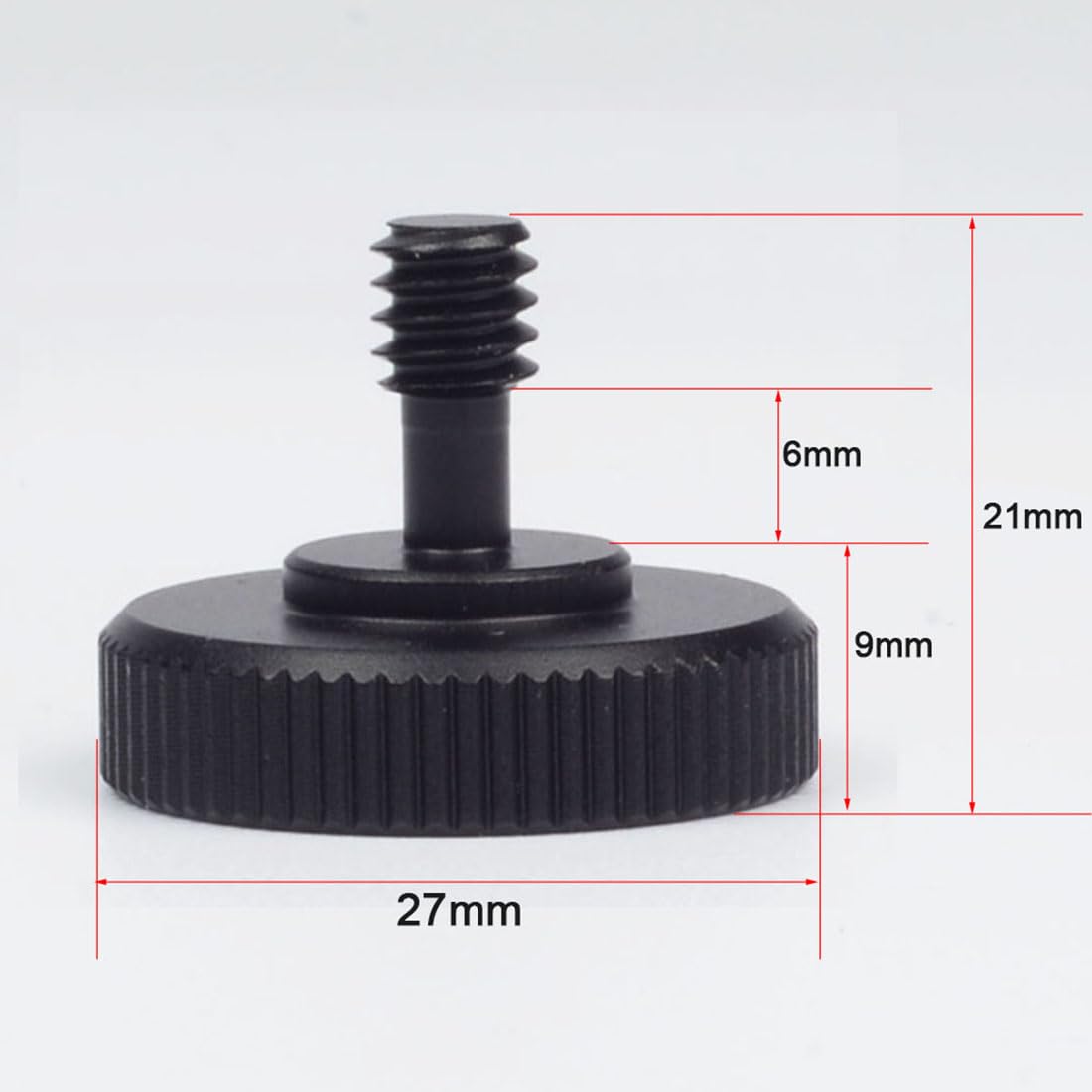 Dekeenstar Camera Tripod Thumb Screw 1/4" Male To 1/4" Female Tripod L Type Bracket Stand Hot Shoe Screw Mount Adapter For Camera Flash Bracket Mounting Plate, Camera/Tripod Rig, Ball Head