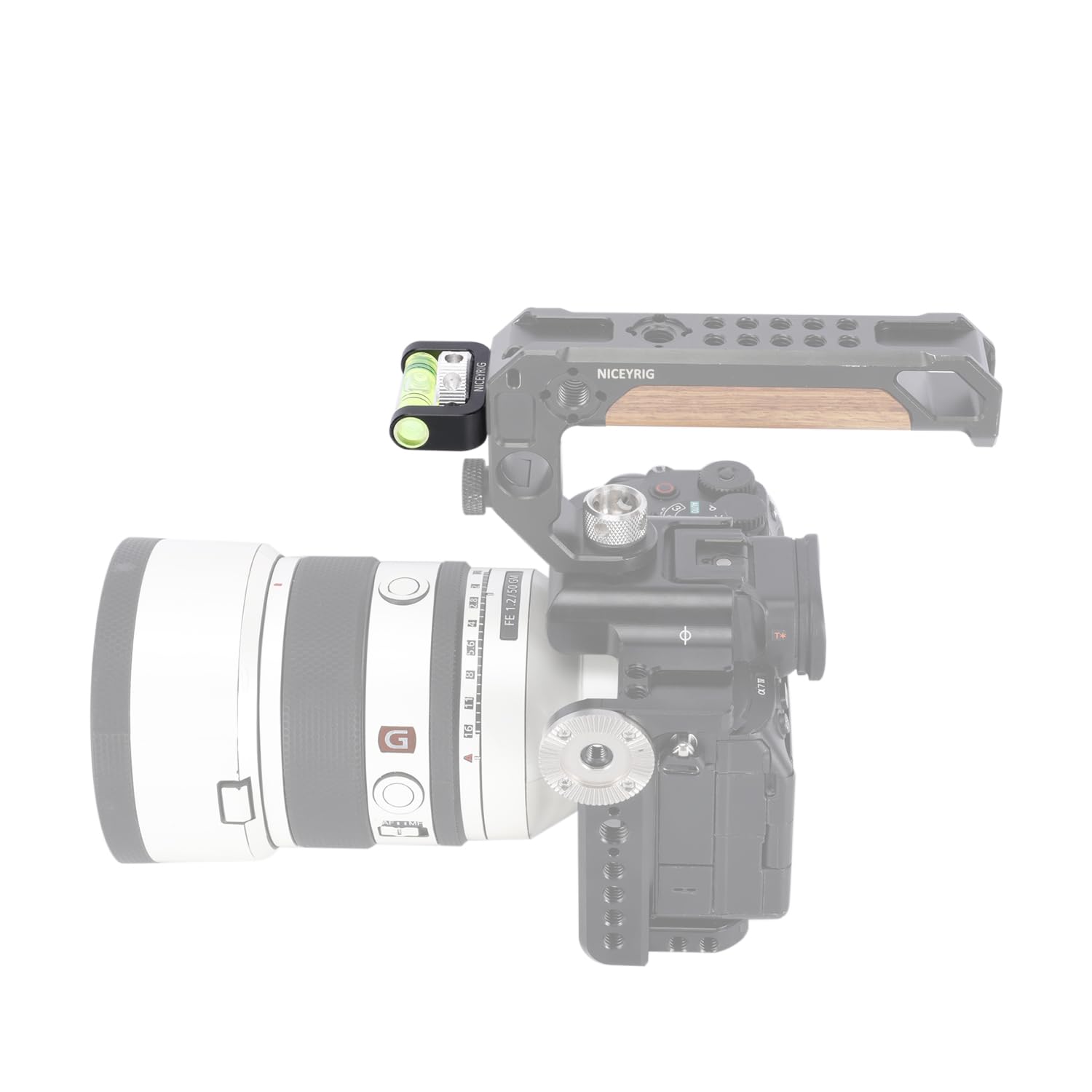 Niceyrig Bubble Level For For Arri Thread Mount, Camera Bubble Spirit Level Applicable For Sony, Canon, Panasonic Camera Cage, Handle Grip - 572