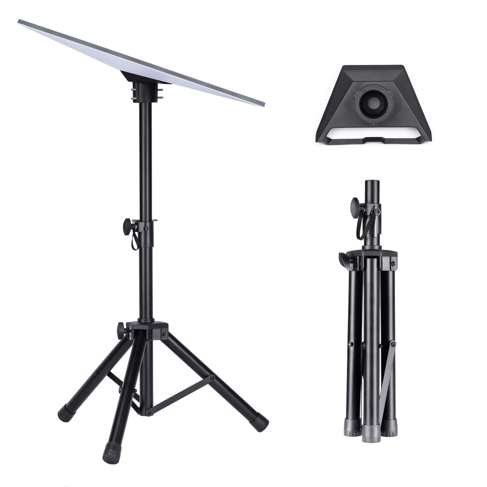 Steinwhale Adjustable Tripod Stand For Starlink Standard Gen 3, Stainless Steel With Aluminum Pipe Adapter, 80-110Cm Extendable Height, Easy Installation, Includes Carrying Bag