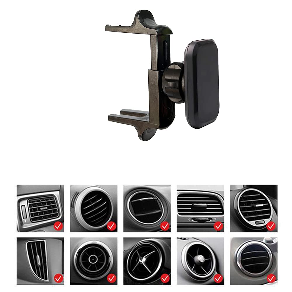 Icailin Car Vent Phone Mount Compatible Applicable Mercedebenz Mobile Phone Holder A/B/C/E/S-Class,Fordmustang, Automatic Locking Universal Car Mount For Iphone Magnetic