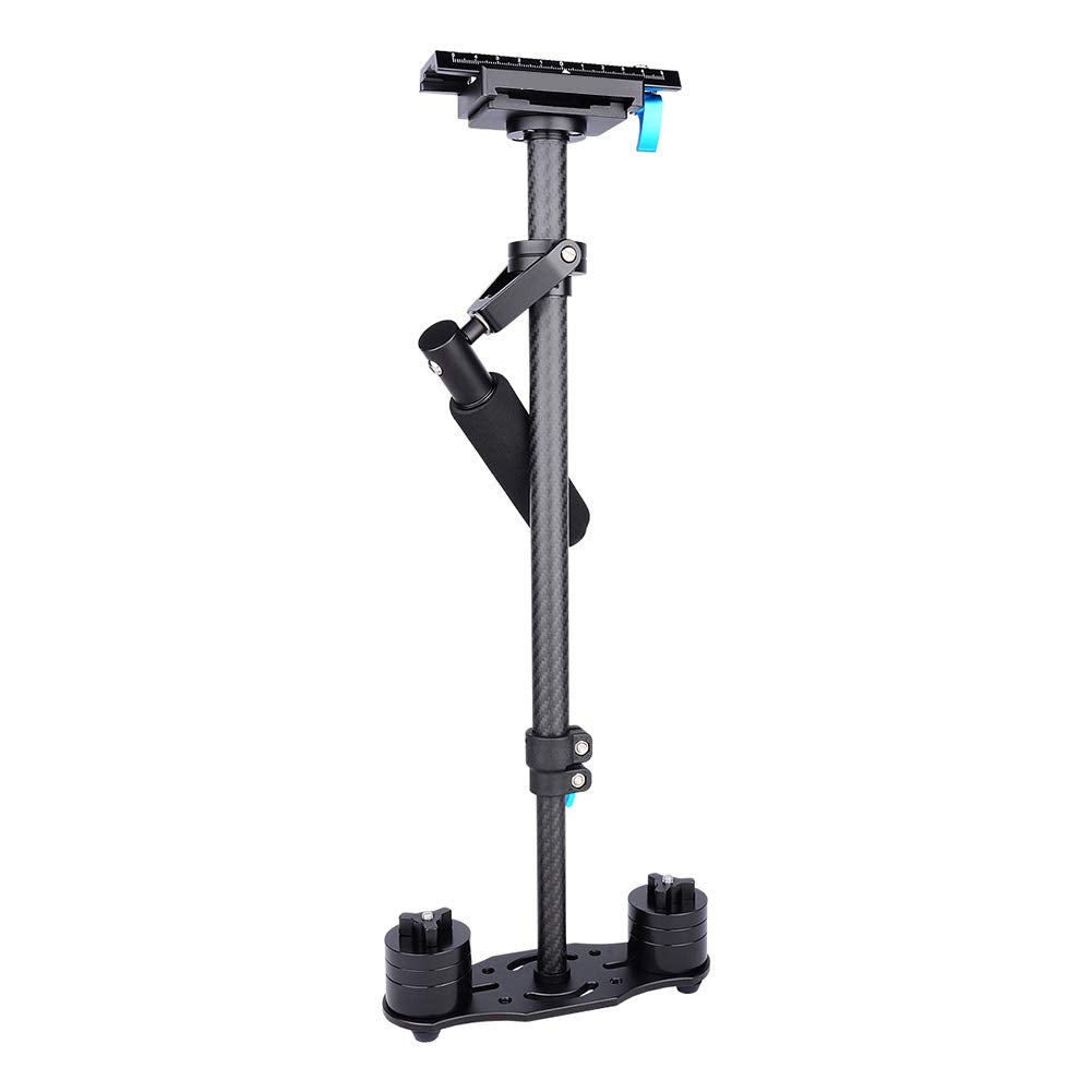 Kimiss Carbon Fiber Handheld Stabilizer With Quick Release Plate S60T For Dslr Cameras (#01)