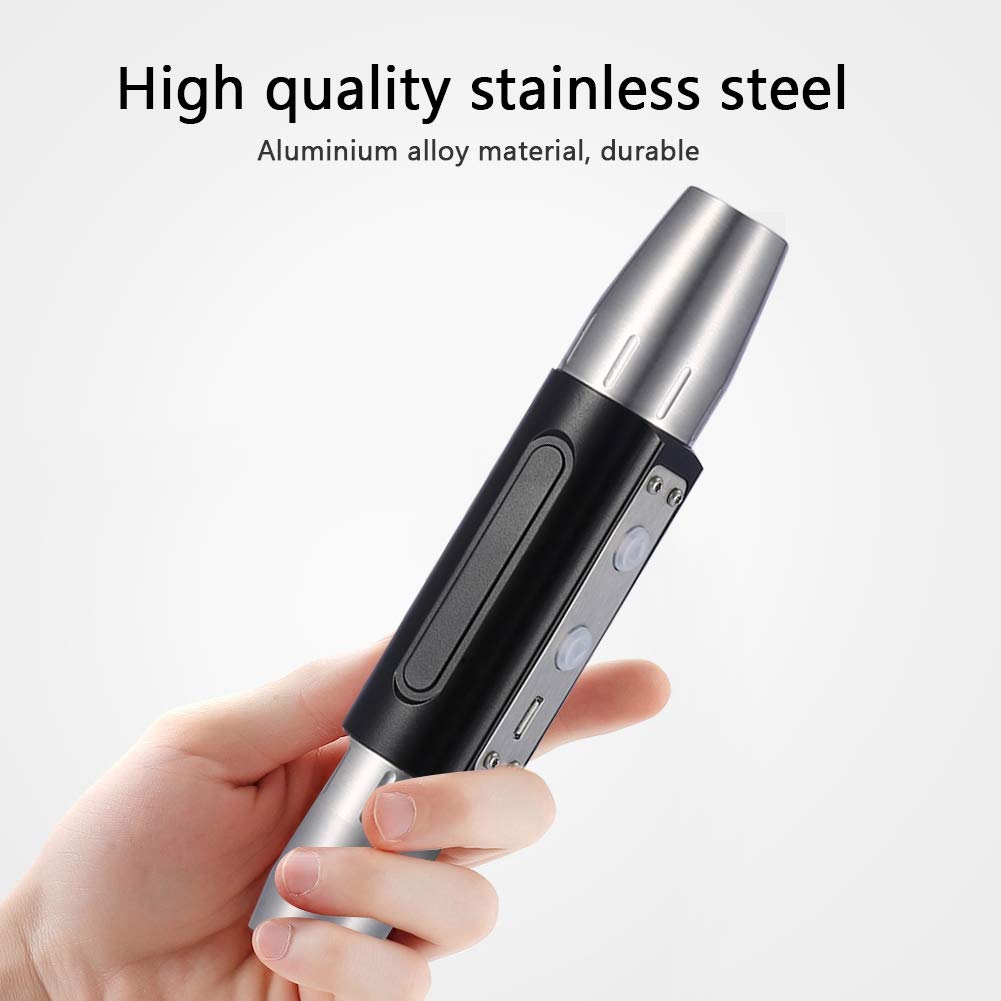 Pupilash Bright Torch- Usb Bright Torch Dx4 Usb Rechargeable 4 Lights Expert Jade Flashlight Bright Torch For Jewelry Appraisal