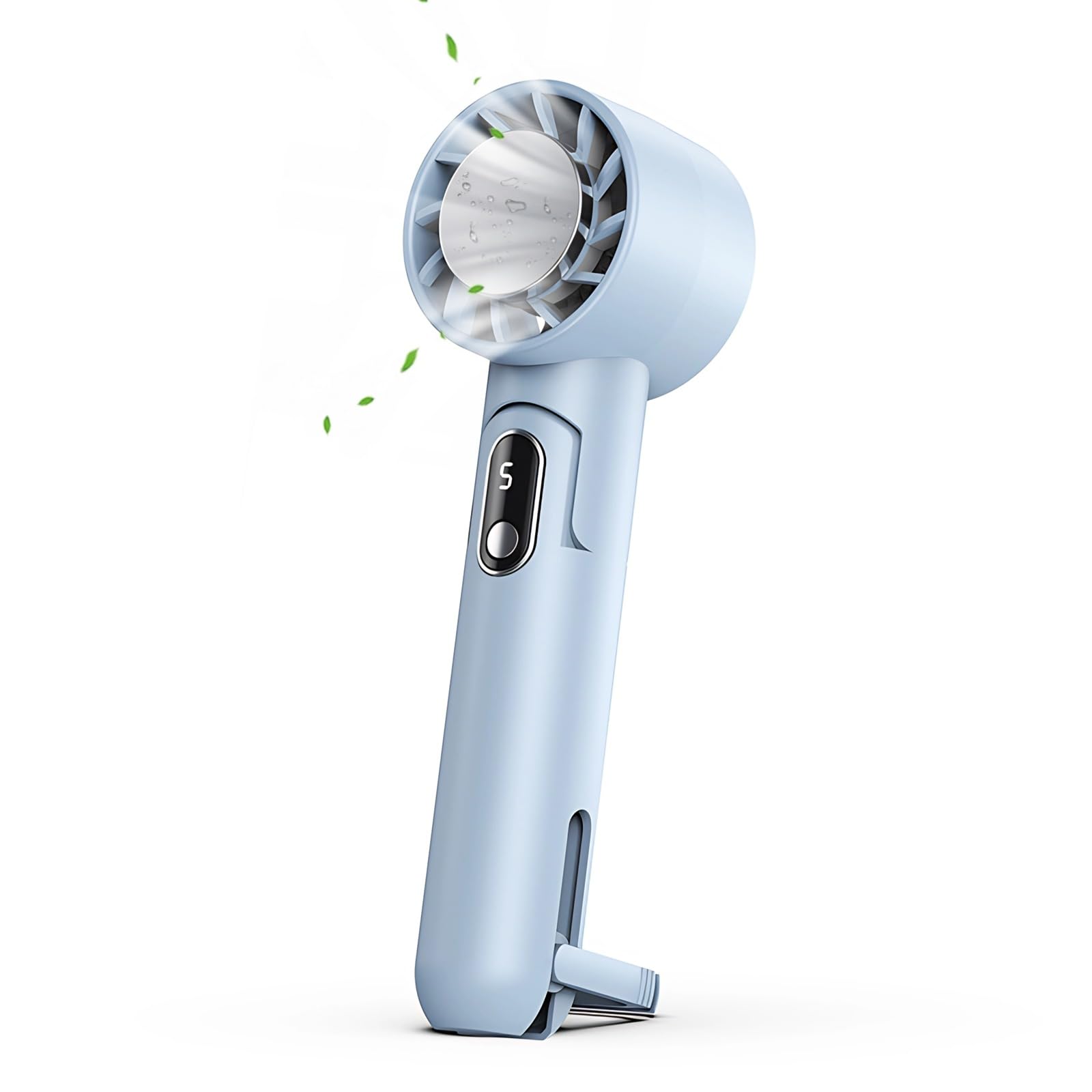Portable Handheld Fan, 5 Speed Mini Air Conditioner Refrigeration Fan With Tec Cooling & Cold Compre - Koospark