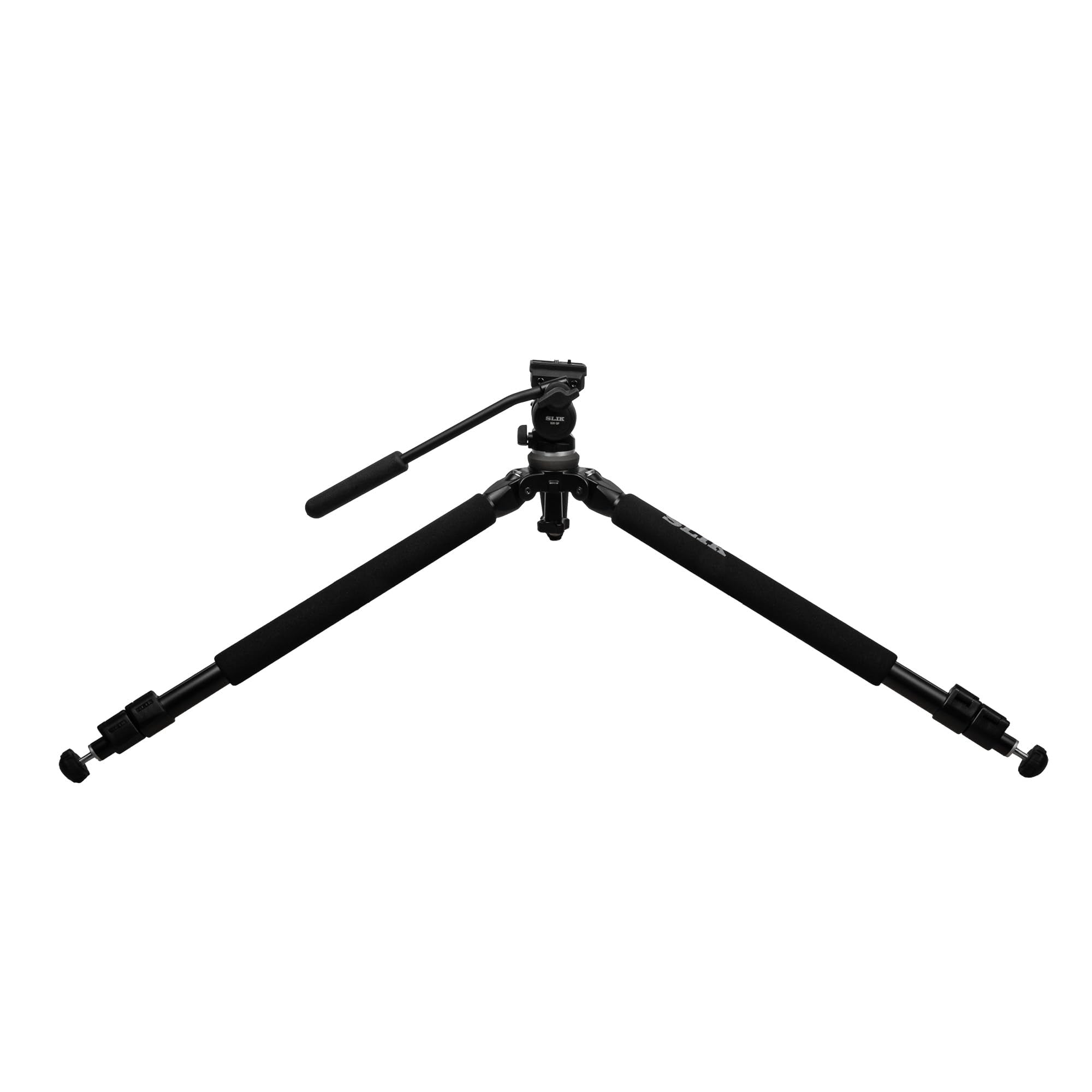 Slik Pro 520Qf Aluminum Video Tripod With Fluid Pan Head