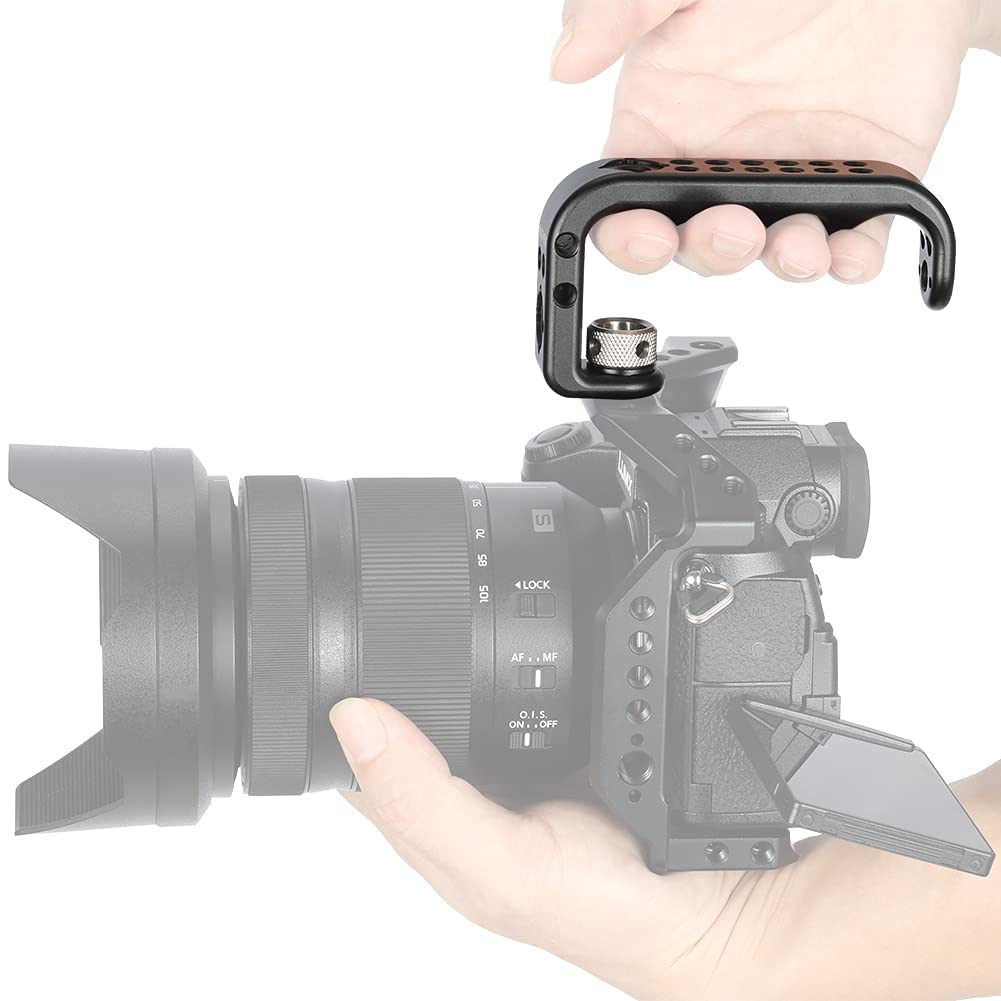 Niceyrig Dslr Top Handle For Arri 3/8 Thread Ergonomic Handgrip Applicable For Cinema Camera Camcorder Cage Rig - 450