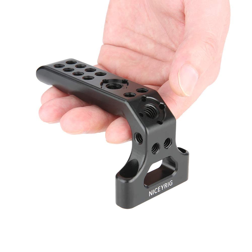 Niceyrig Low Profile Top Handle Handgrip Applicable For Red Dsmc2, Dslr Camera Cage Handle Grip - 383
