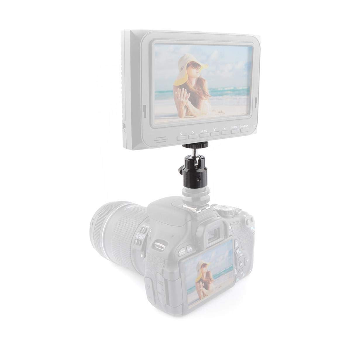 Camvate 360 Degree Swivel 1/4"-20 Mini Ball Head For Dslr Cameras Tripods Monopods Light Stand (2 Pieses) - 1817